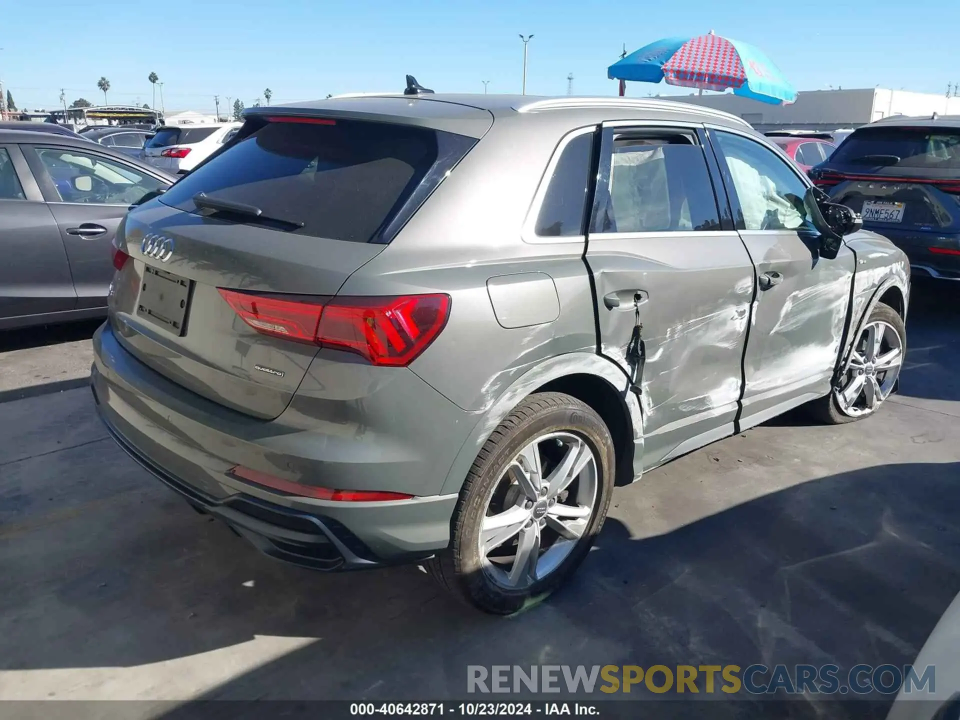 4 Фотография поврежденного автомобиля WA1DECF35L1103123 AUDI Q3 2020