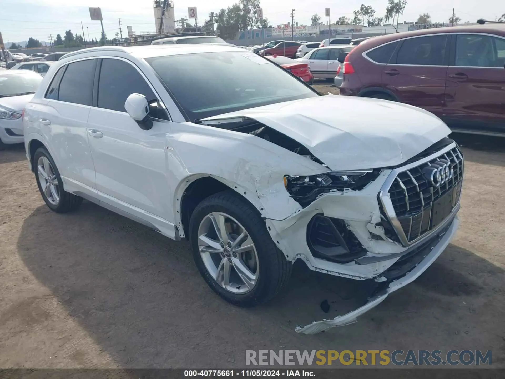 1 Photograph of a damaged car WA1DECF36L1097820 AUDI Q3 2020