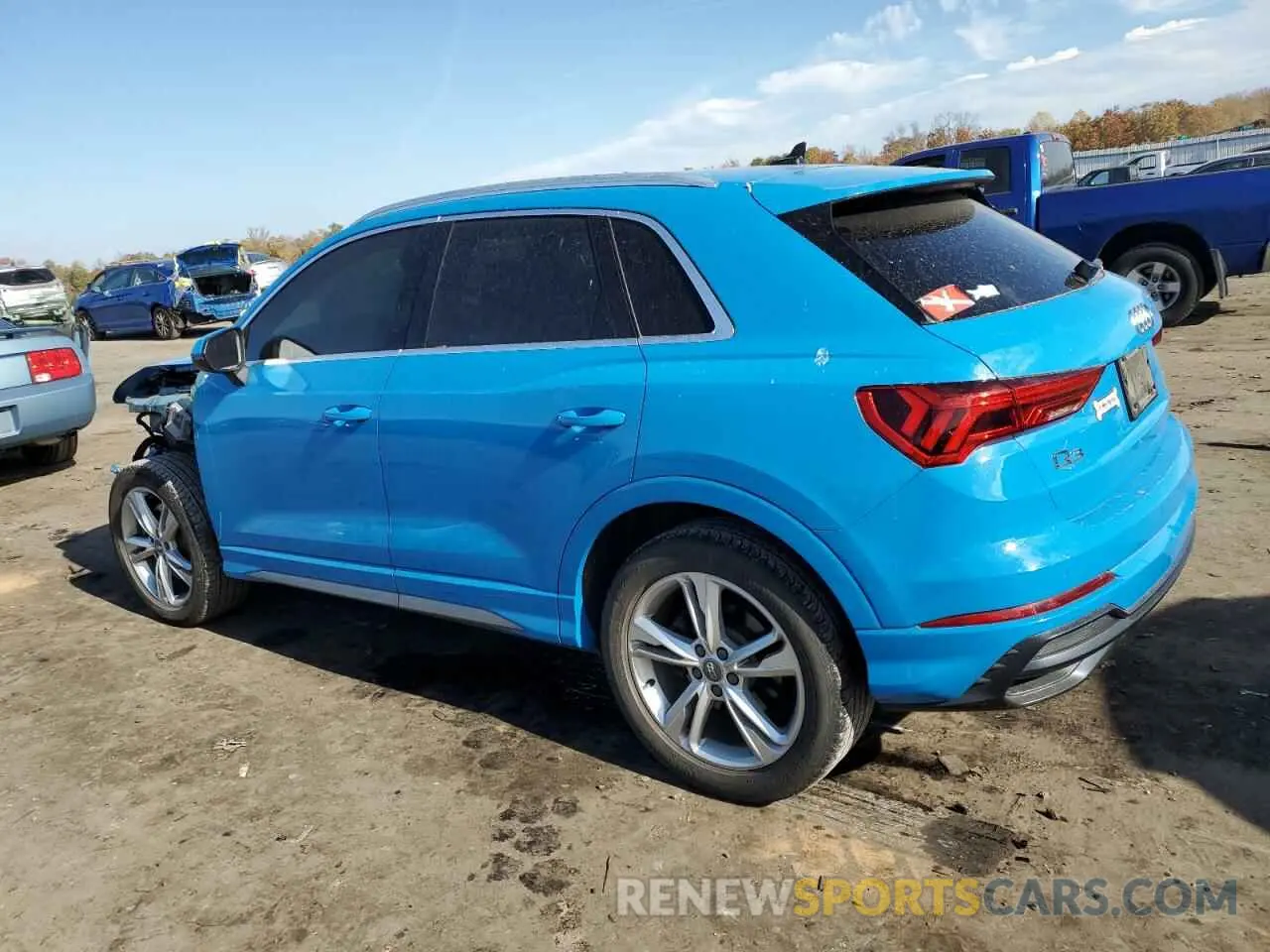 2 Фотография поврежденного автомобиля WA1DECF38L1010242 AUDI Q3 2020