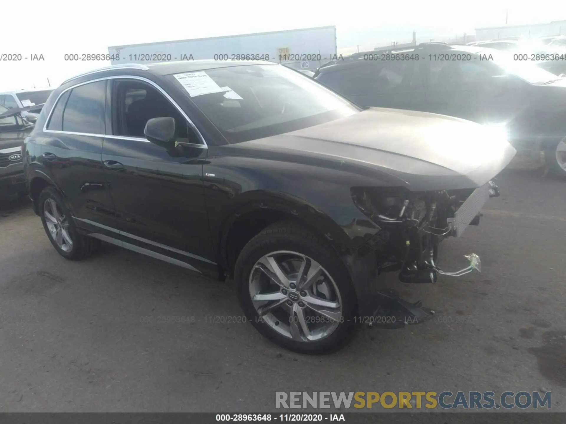 1 Photograph of a damaged car WA1EECF30L1116916 AUDI Q3 2020