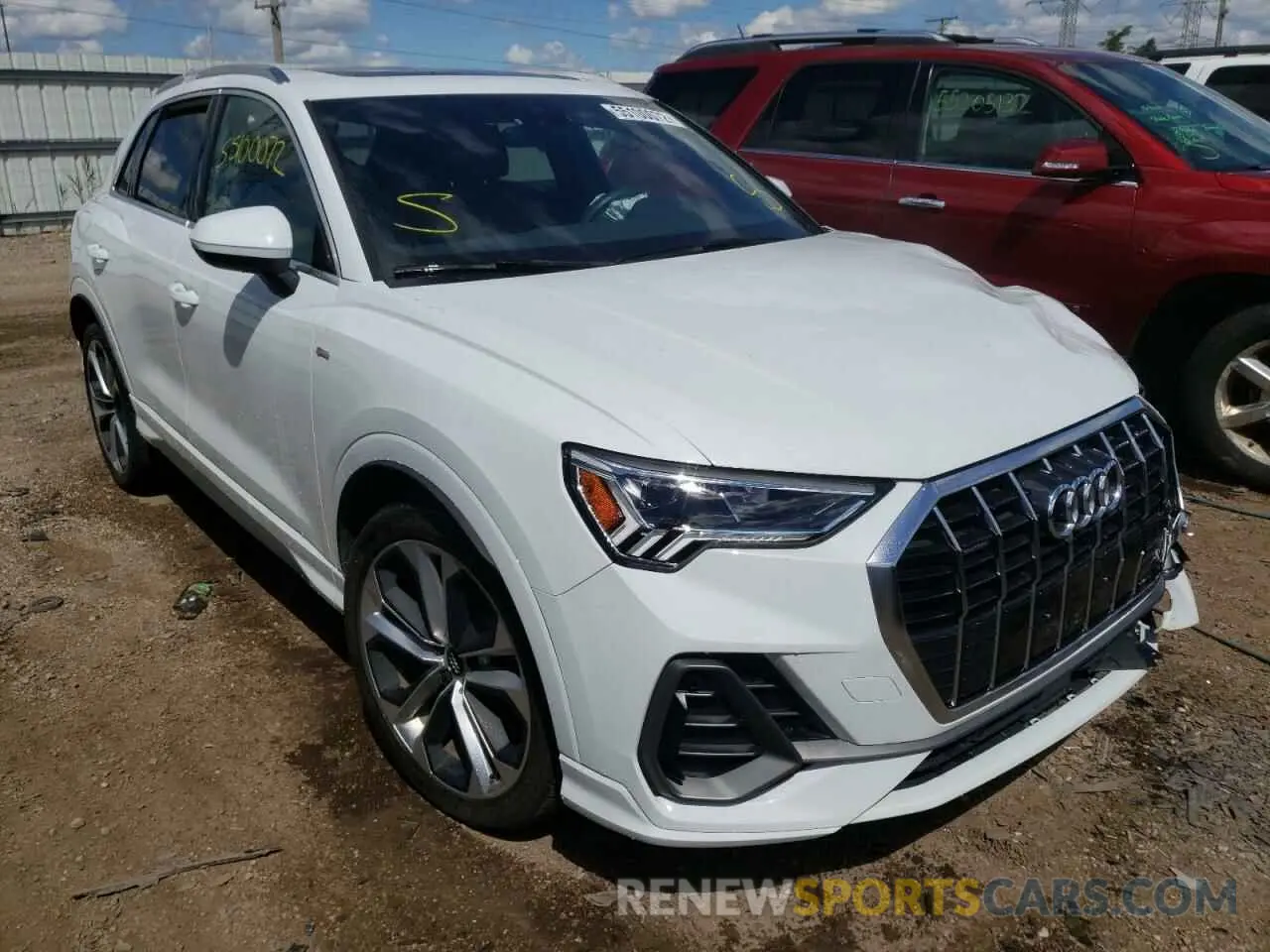 1 Фотография поврежденного автомобиля WA1EECF36L1021390 AUDI Q3 2020