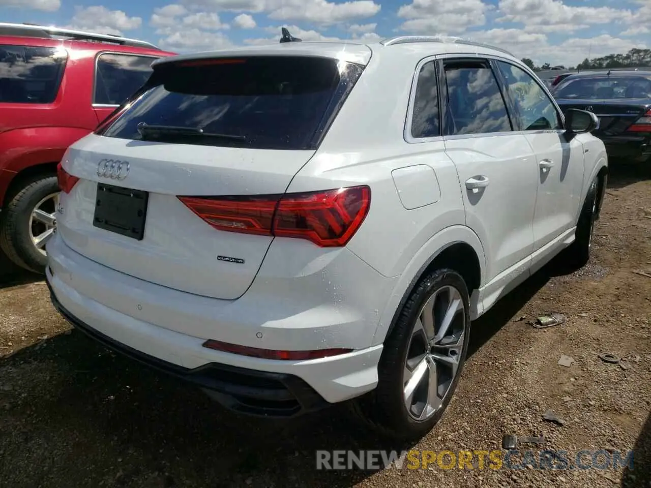 4 Фотография поврежденного автомобиля WA1EECF36L1021390 AUDI Q3 2020
