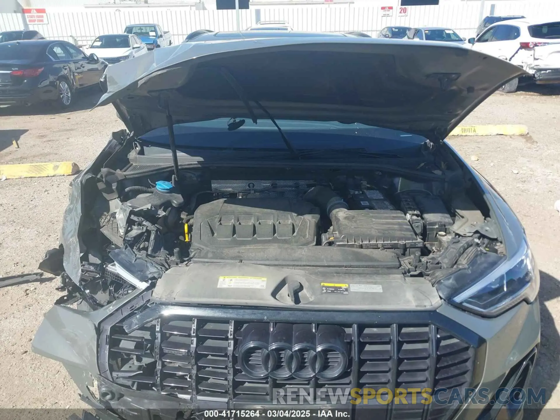 10 Фотография поврежденного автомобиля WA1EECF38L1089559 AUDI Q3 2020