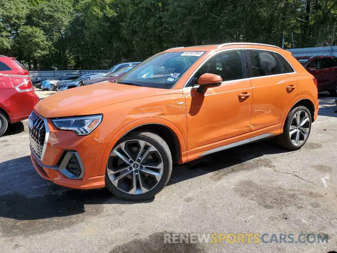 1 Фотография поврежденного автомобиля WA1EECF39L1119457 AUDI Q3 2020