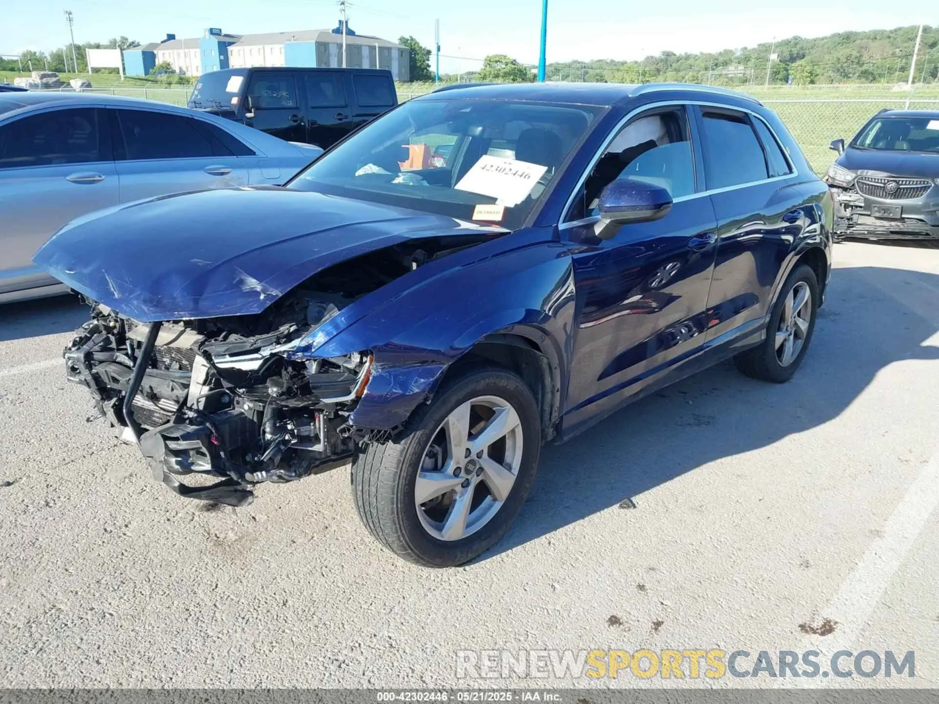 2 Фотография поврежденного автомобиля WA1AUCF31M1066532 AUDI Q3 2021