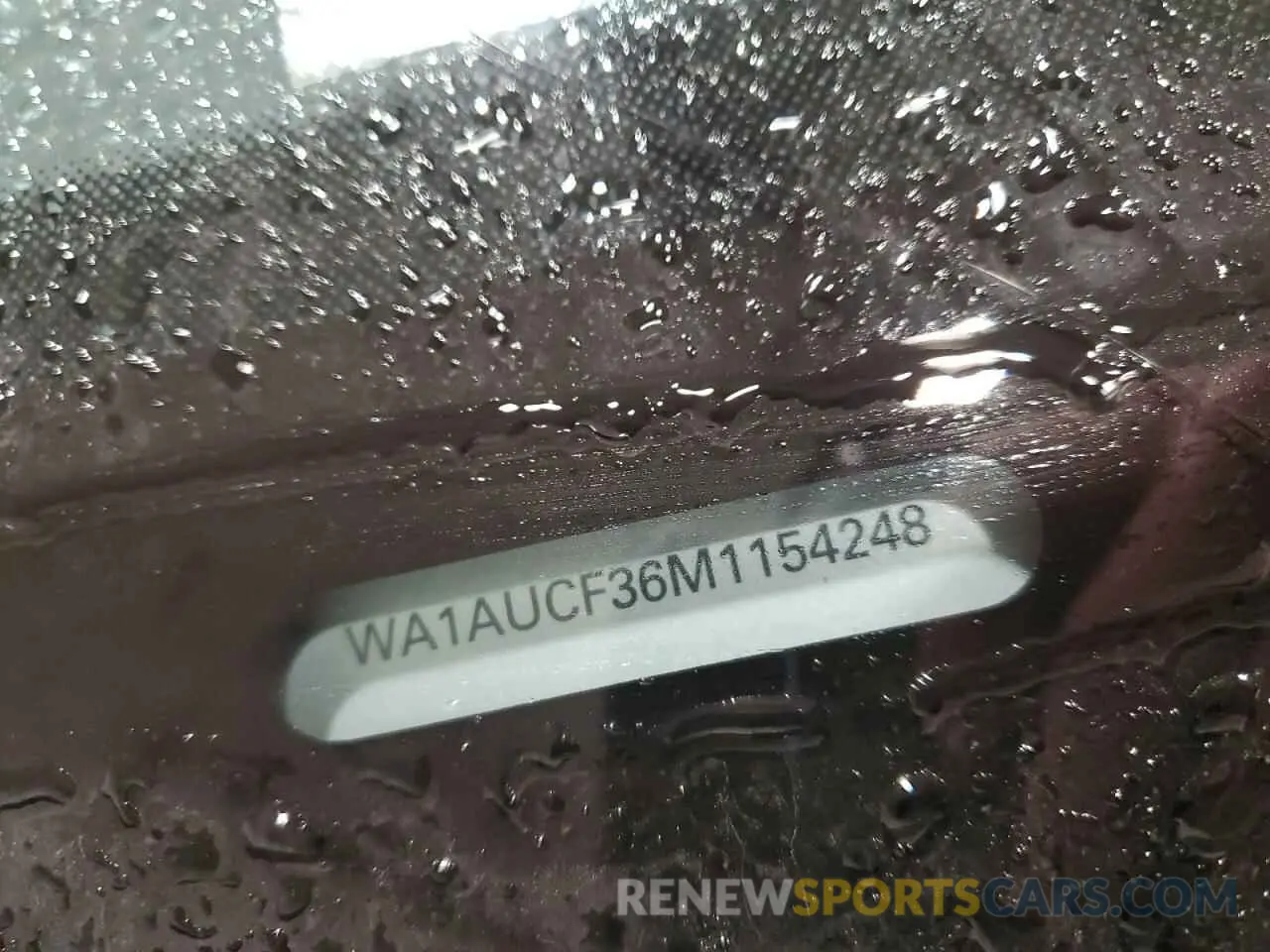 14 Photograph of a damaged car WA1AUCF36M1154248 AUDI Q3 2021