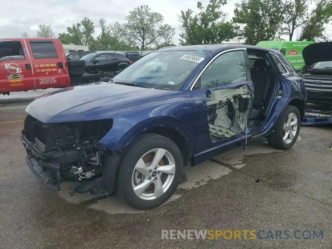 1 Фотография поврежденного автомобиля WA1AUCF3XM1120717 AUDI Q3 2021