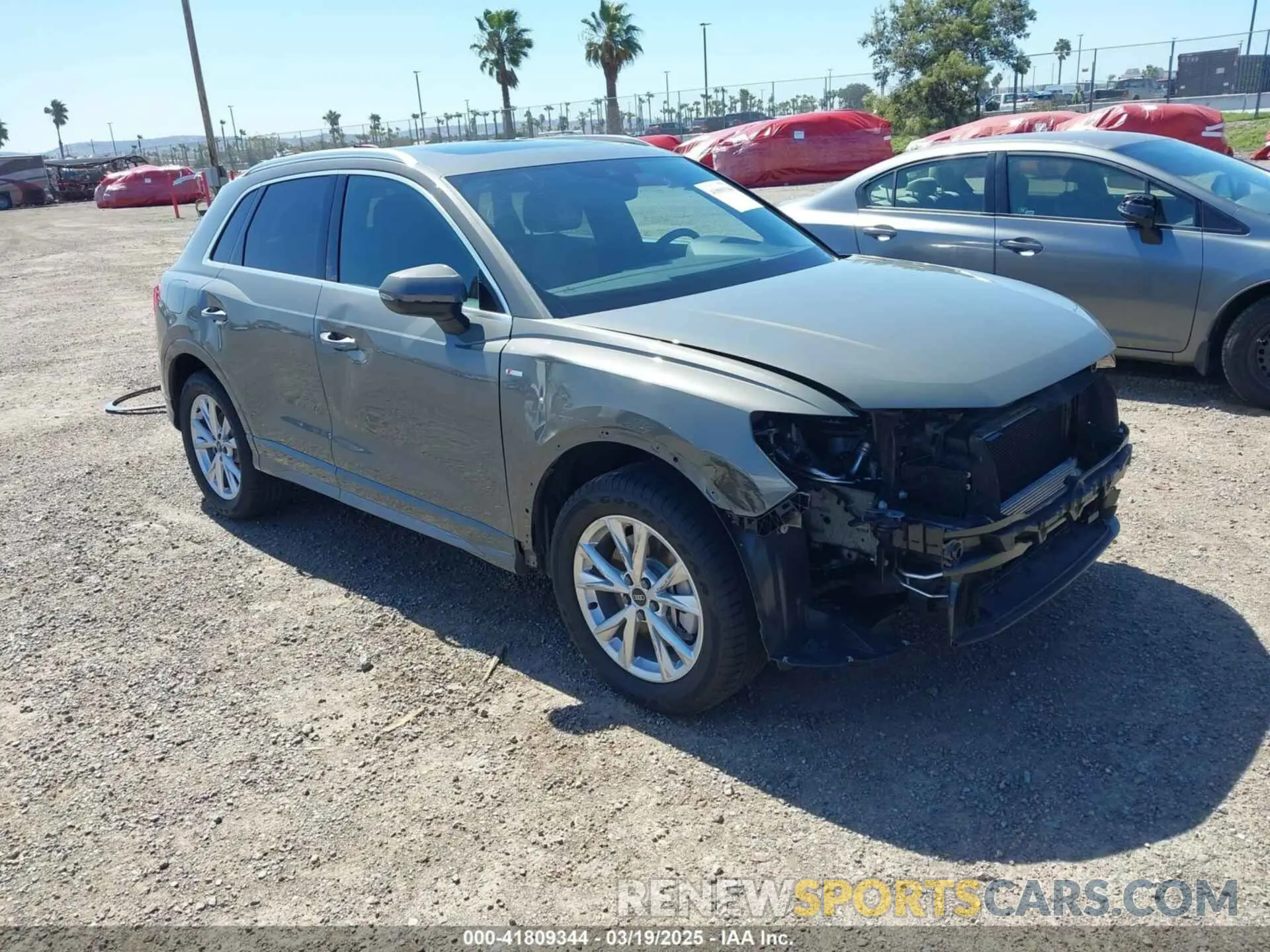 1 Фотография поврежденного автомобиля WA1DECF30M1034147 AUDI Q3 2021