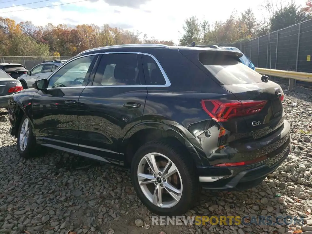 2 Фотография поврежденного автомобиля WA1DECF33M1028830 AUDI Q3 2021