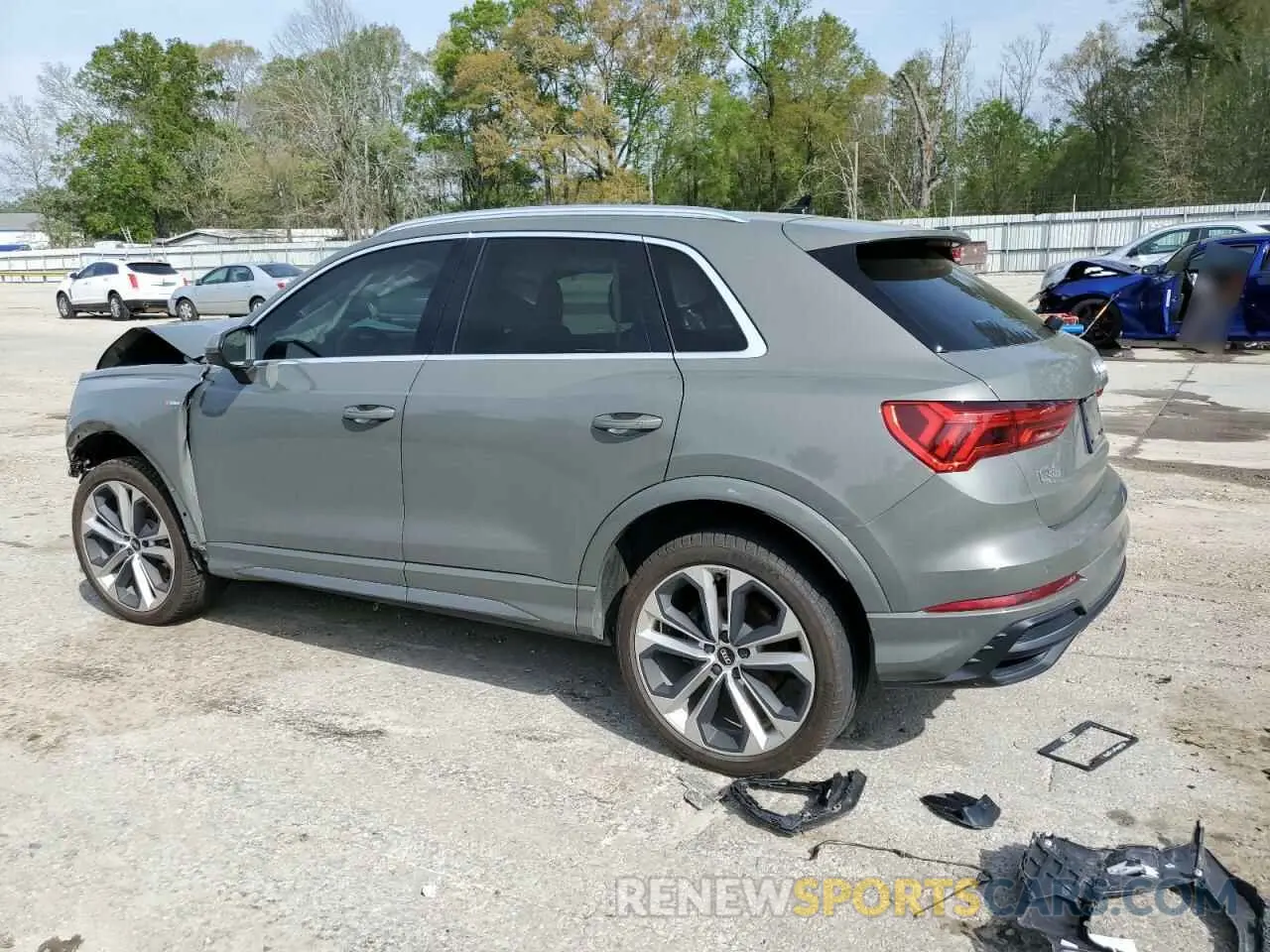 2 Фотография поврежденного автомобиля WA1DECF33M1082709 AUDI Q3 2021