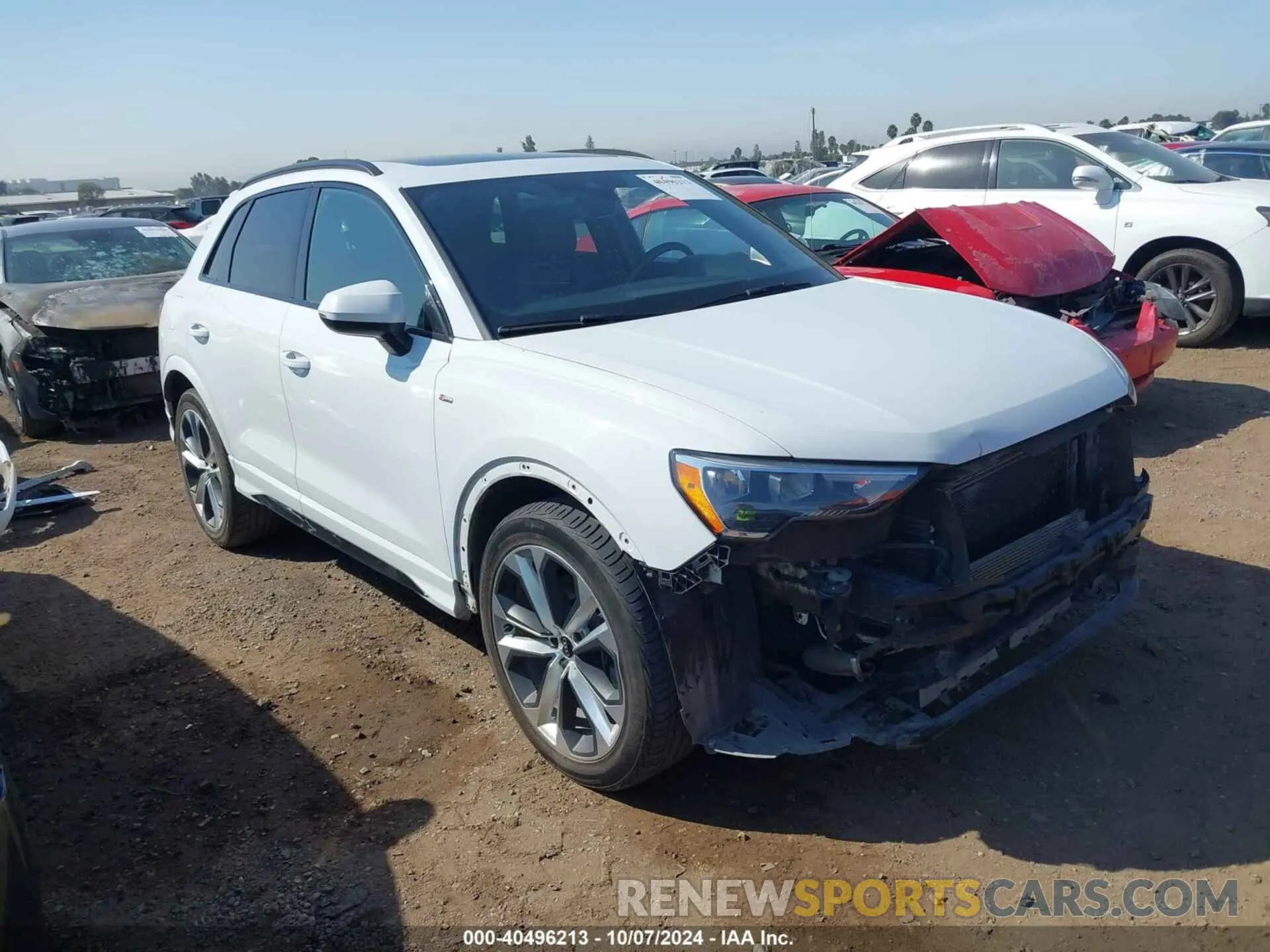 1 Фотография поврежденного автомобиля WA1DECF37M1154009 AUDI Q3 2021