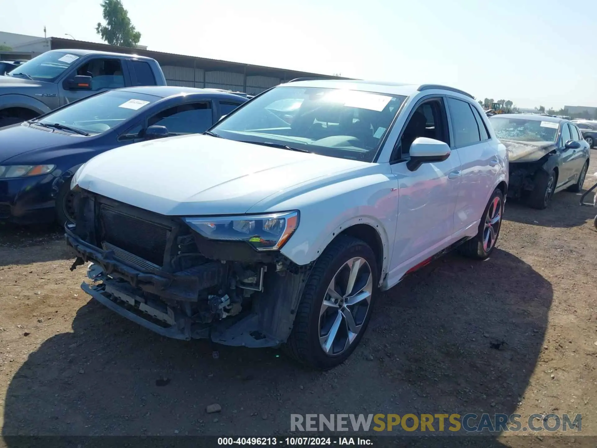 2 Фотография поврежденного автомобиля WA1DECF37M1154009 AUDI Q3 2021