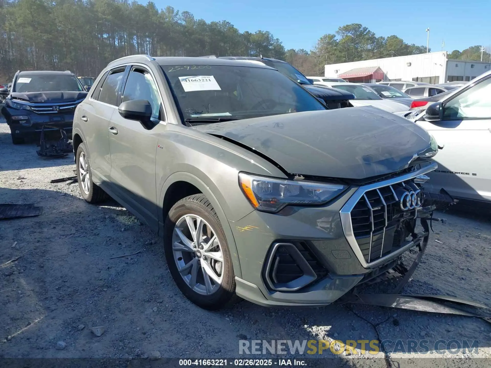 1 Фотография поврежденного автомобиля WA1DECF39M1039802 AUDI Q3 2021