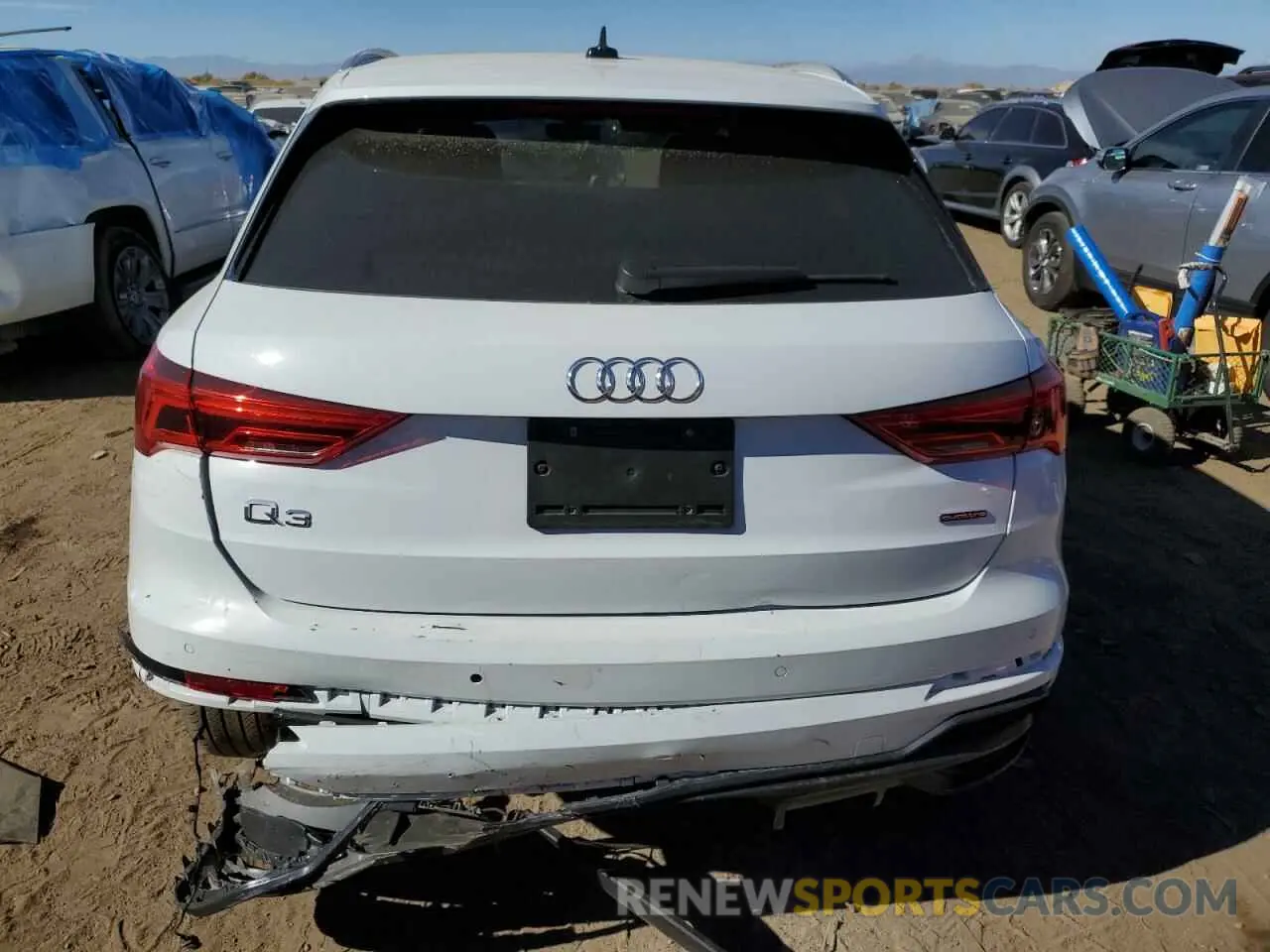 6 Фотография поврежденного автомобиля WA1DECF3XM1010485 AUDI Q3 2021