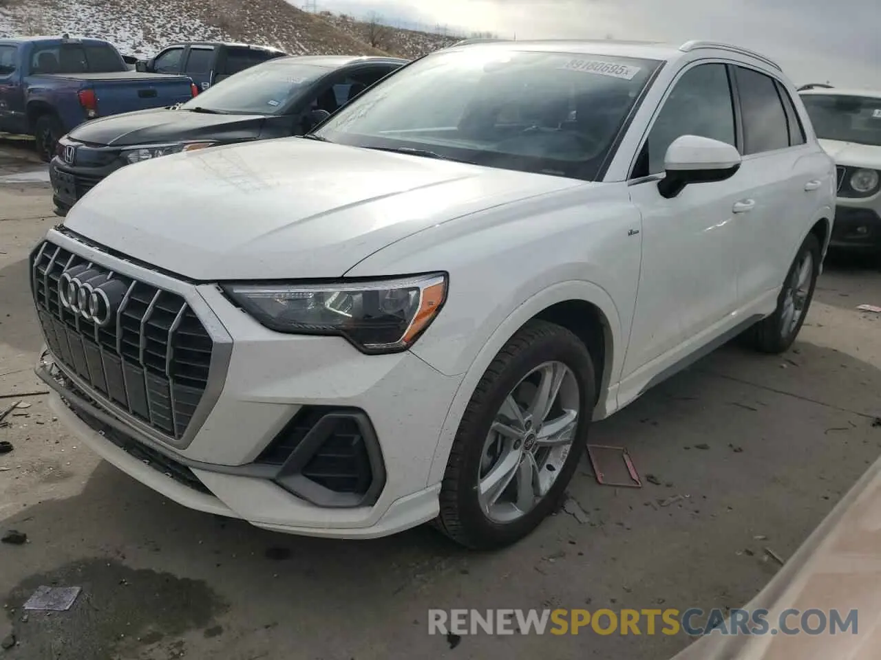 1 Фотография поврежденного автомобиля WA1DECF3XM1141738 AUDI Q3 2021