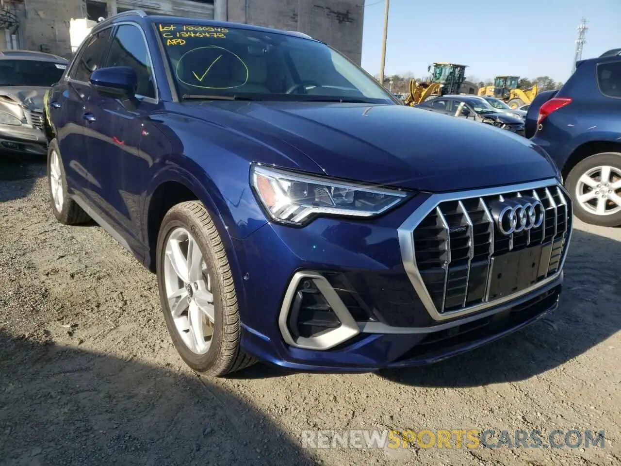 1 Photograph of a damaged car WA1EECF30M1019653 AUDI Q3 2021