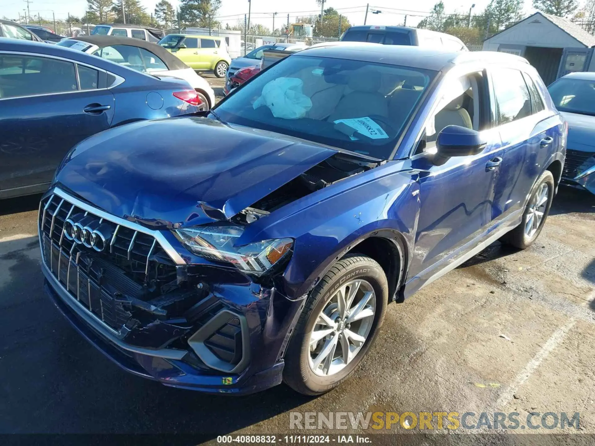 2 Photograph of a damaged car WA1EECF32M1003826 AUDI Q3 2021