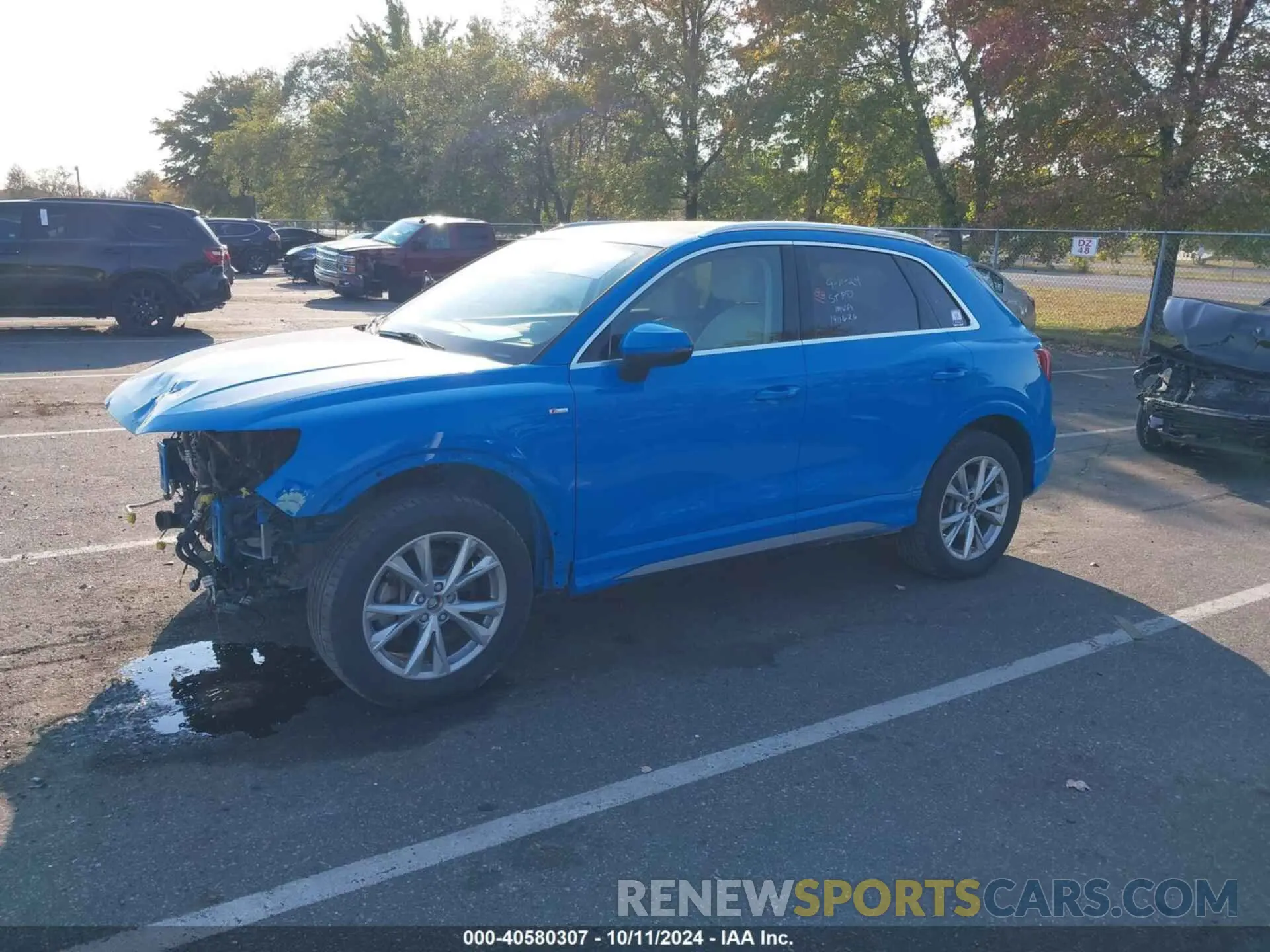 2 Фотография поврежденного автомобиля WA1EECF35M1043527 AUDI Q3 2021
