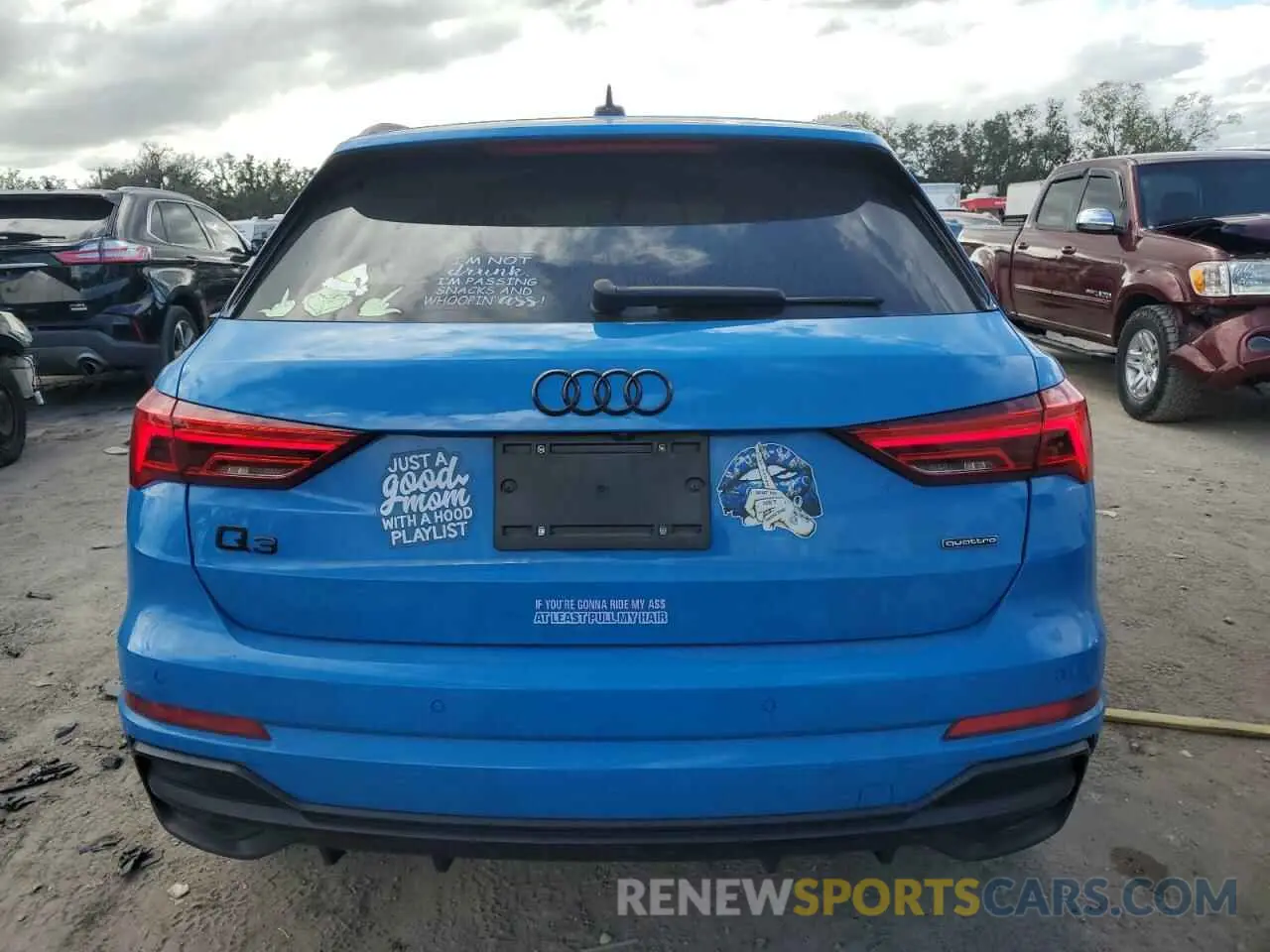 6 Фотография поврежденного автомобиля WA1EECF36M1148190 AUDI Q3 2021