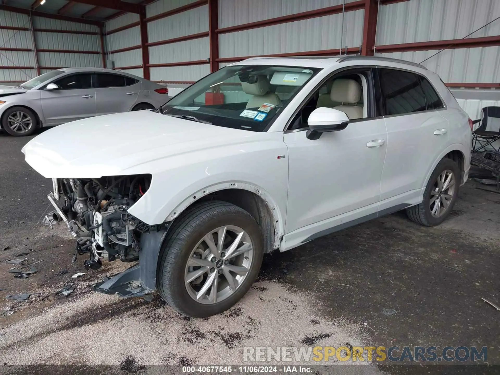 2 Photograph of a damaged car WA1EECF37M1108166 AUDI Q3 2021