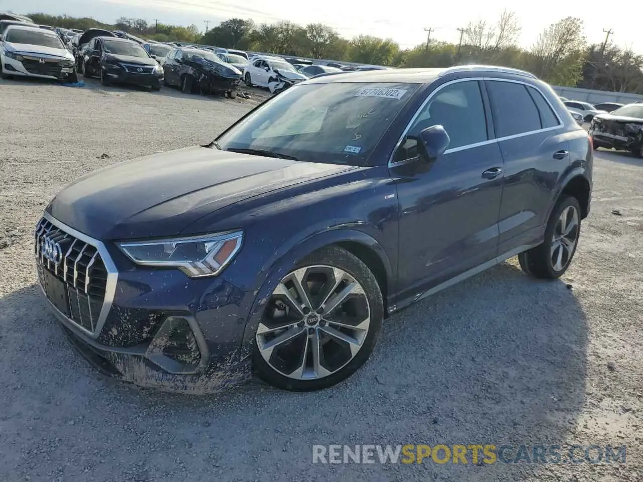1 Фотография поврежденного автомобиля WA1EECF39M1091824 AUDI Q3 2021