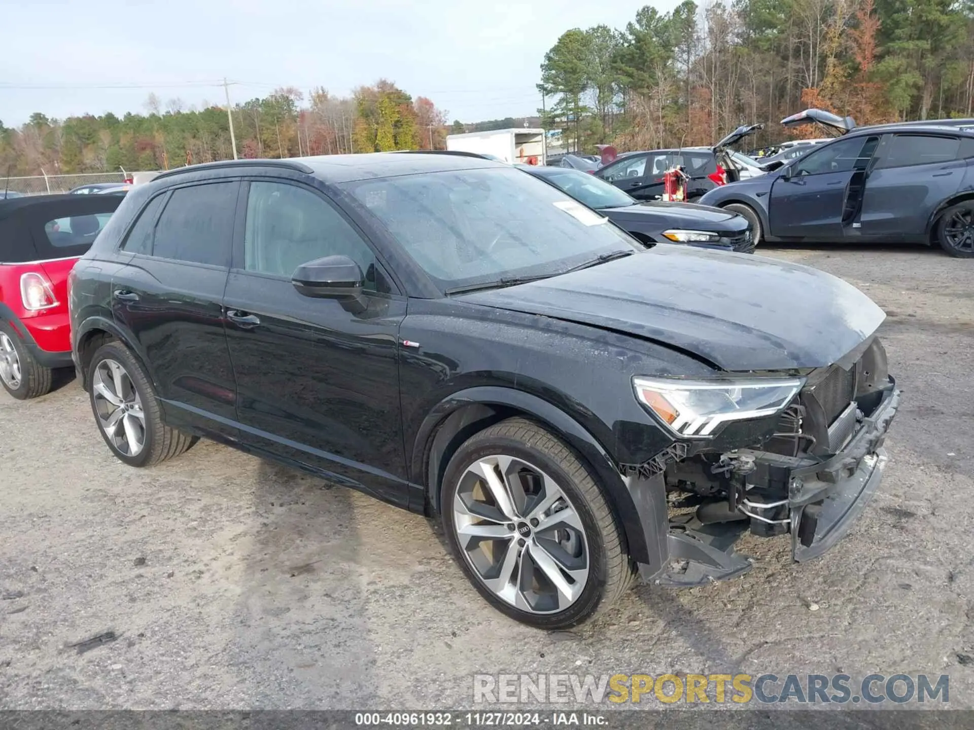 1 Фотография поврежденного автомобиля WA1EECF3XM1027307 AUDI Q3 2021