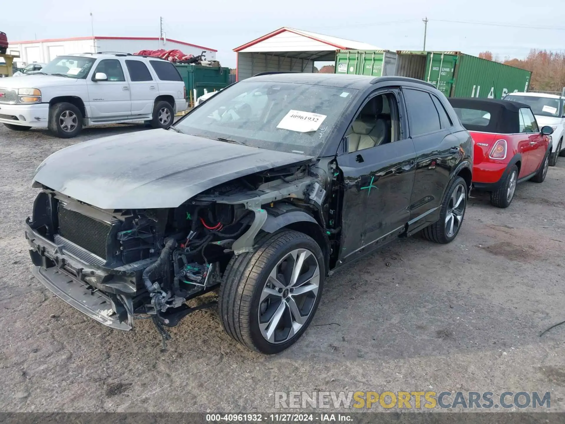 2 Фотография поврежденного автомобиля WA1EECF3XM1027307 AUDI Q3 2021