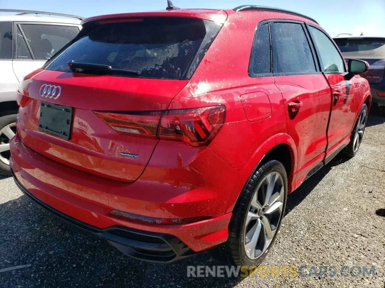 4 Фотография поврежденного автомобиля WA1EECF3XM1115242 AUDI Q3 2021
