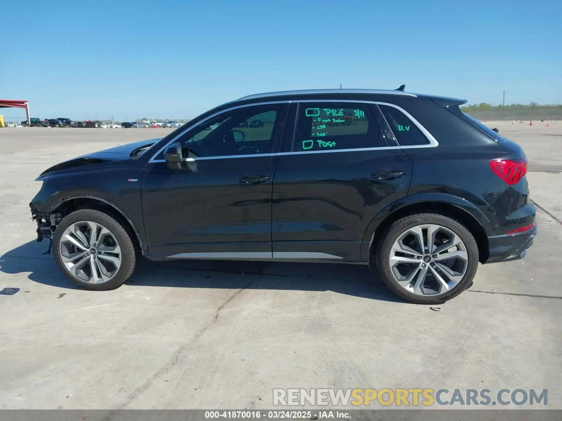 14 Photograph of a damaged car WA1EECF3XM1133790 AUDI Q3 2021