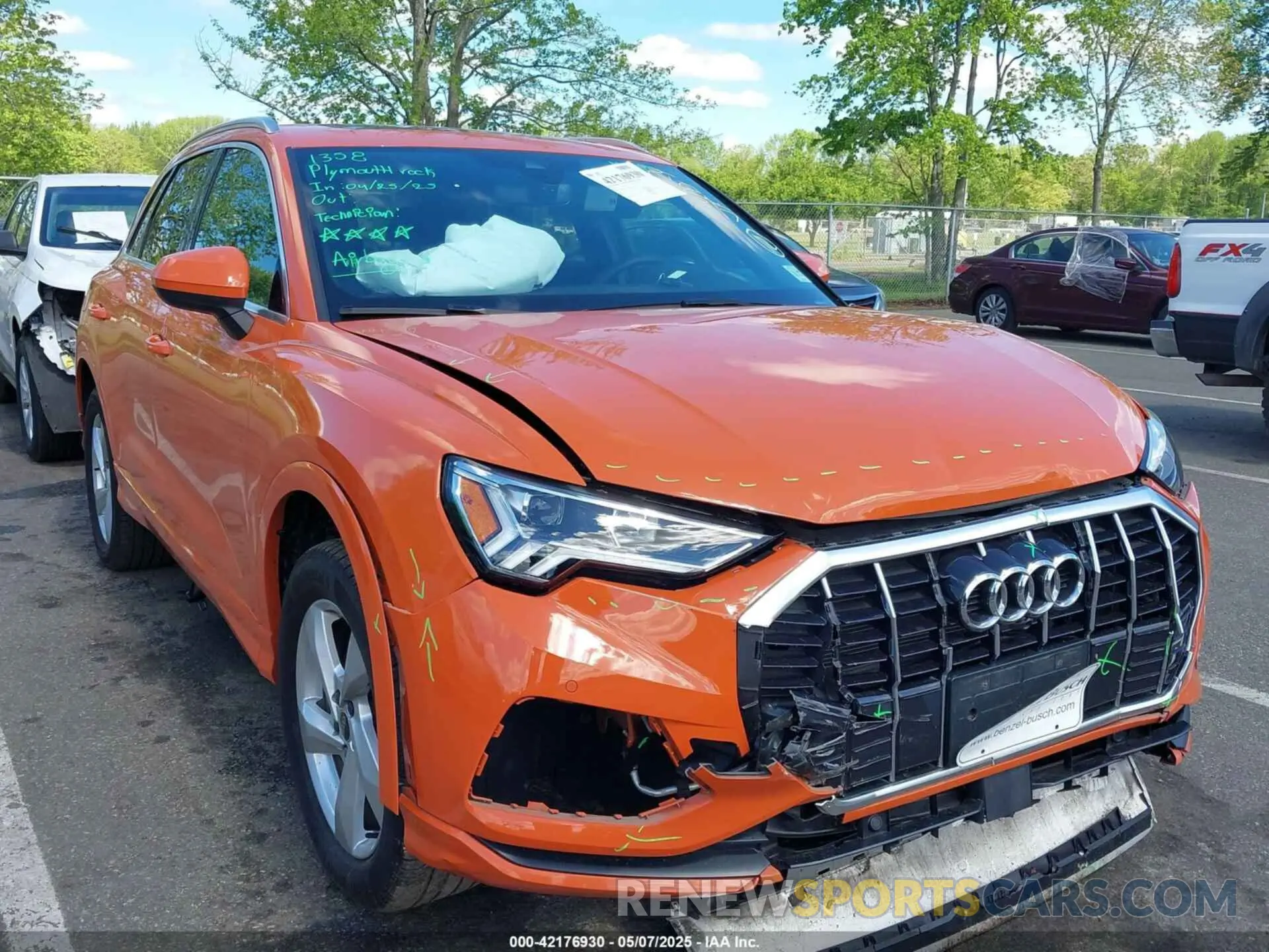 1 Фотография поврежденного автомобиля WA1BUCF36N1149539 AUDI Q3 2022