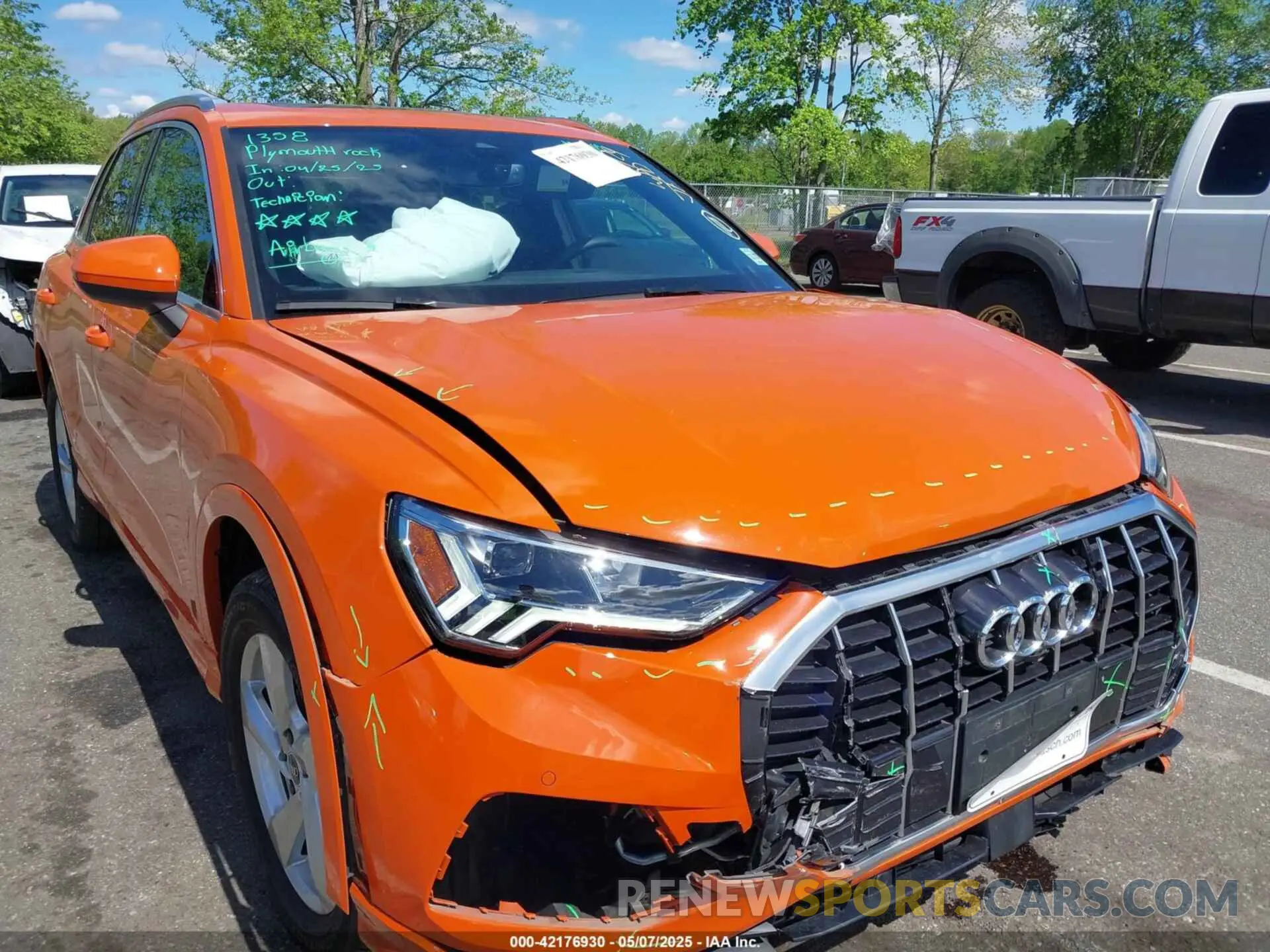17 Фотография поврежденного автомобиля WA1BUCF36N1149539 AUDI Q3 2022