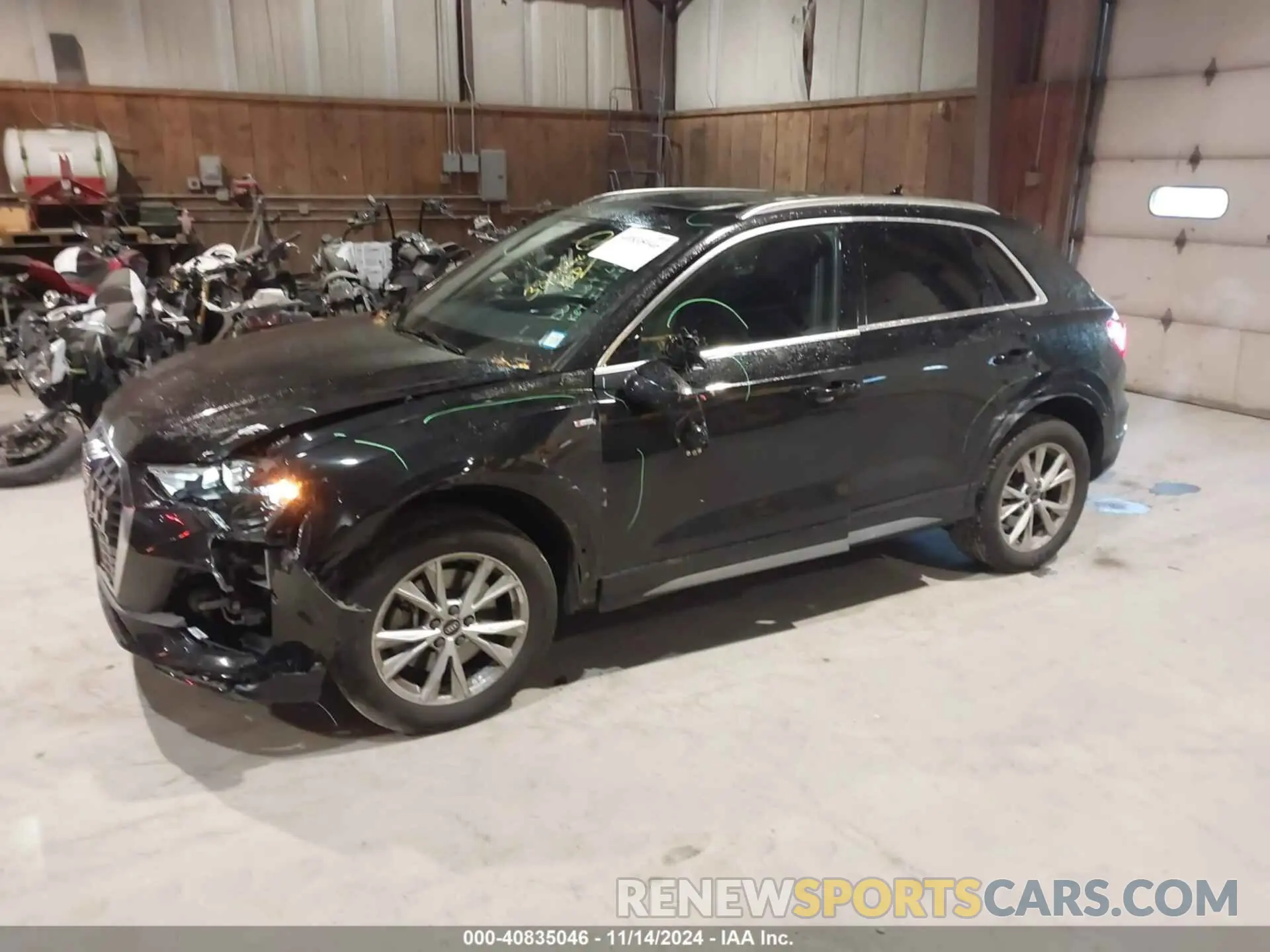 2 Фотография поврежденного автомобиля WA1DECF34N1052037 AUDI Q3 2022