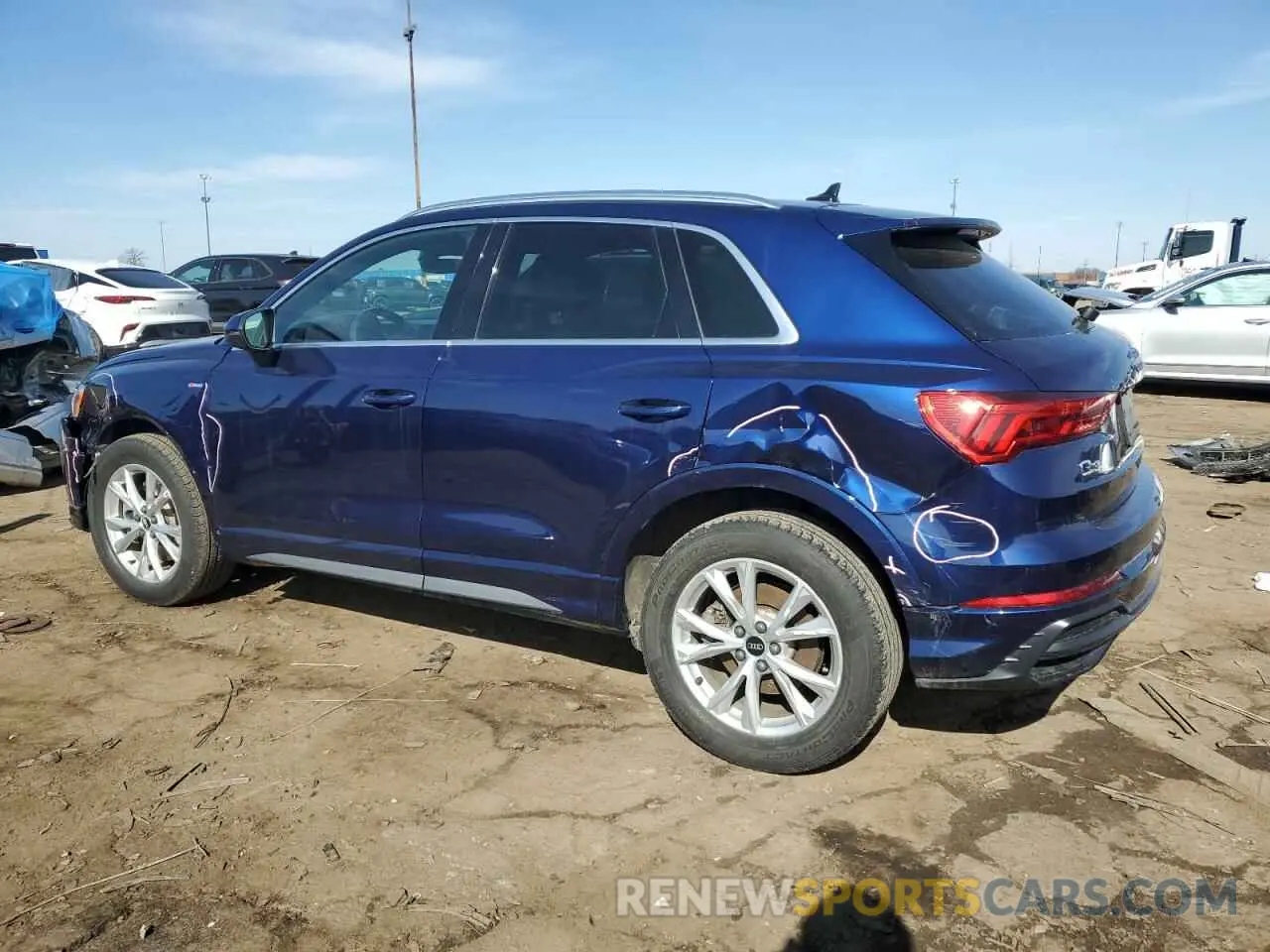 2 Фотография поврежденного автомобиля WA1DECF38N1021731 AUDI Q3 2022