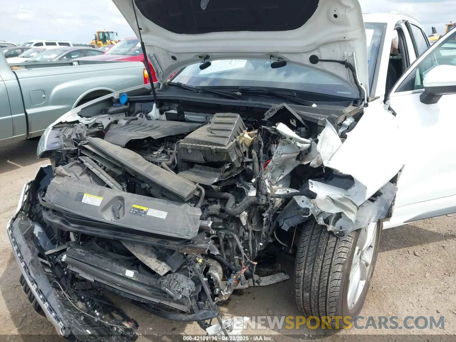 6 Фотография поврежденного автомобиля WA1EECF31N1033739 AUDI Q3 2022