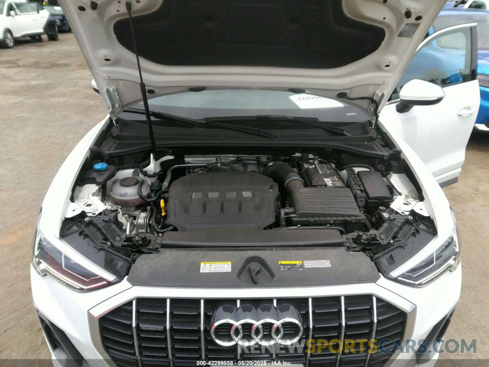 10 Фотография поврежденного автомобиля WA1EECF31N1045258 AUDI Q3 2022