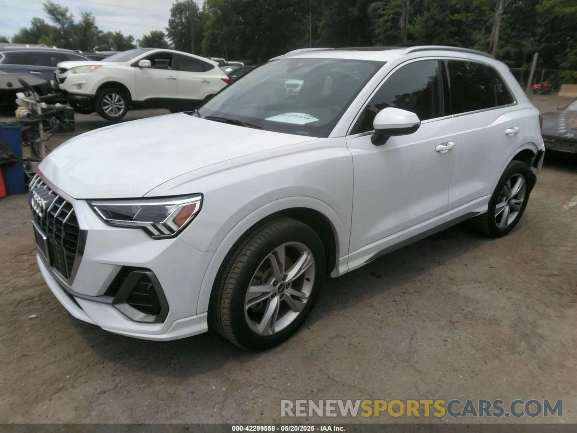 2 Фотография поврежденного автомобиля WA1EECF31N1045258 AUDI Q3 2022