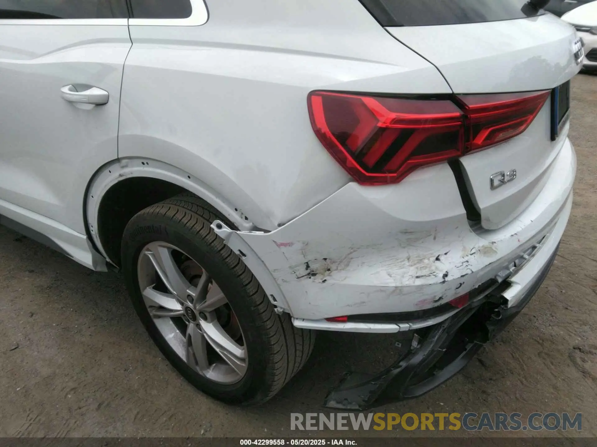 6 Фотография поврежденного автомобиля WA1EECF31N1045258 AUDI Q3 2022