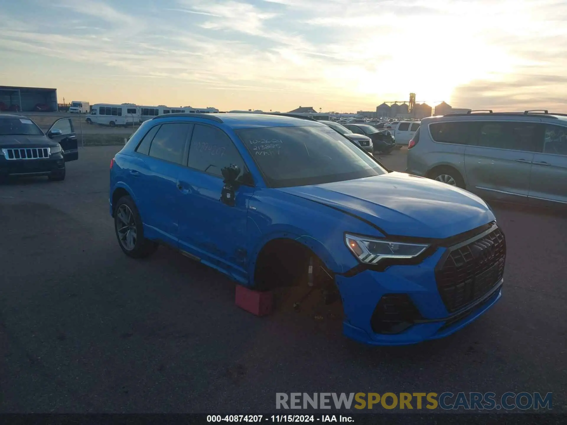 1 Photograph of a damaged car WA1EECF32N1149581 AUDI Q3 2022