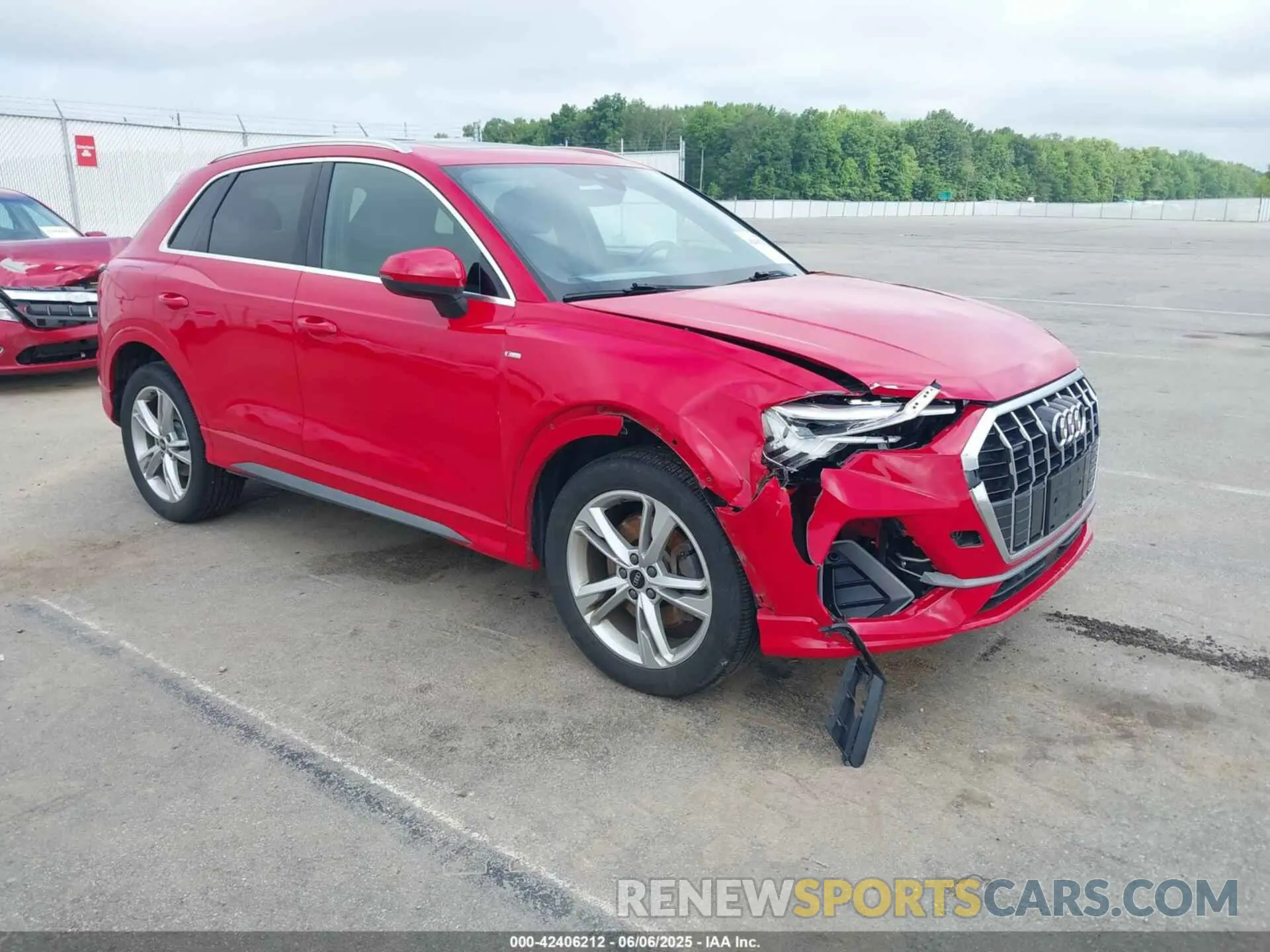 1 Photograph of a damaged car WA1EECF33N1048355 AUDI Q3 2022