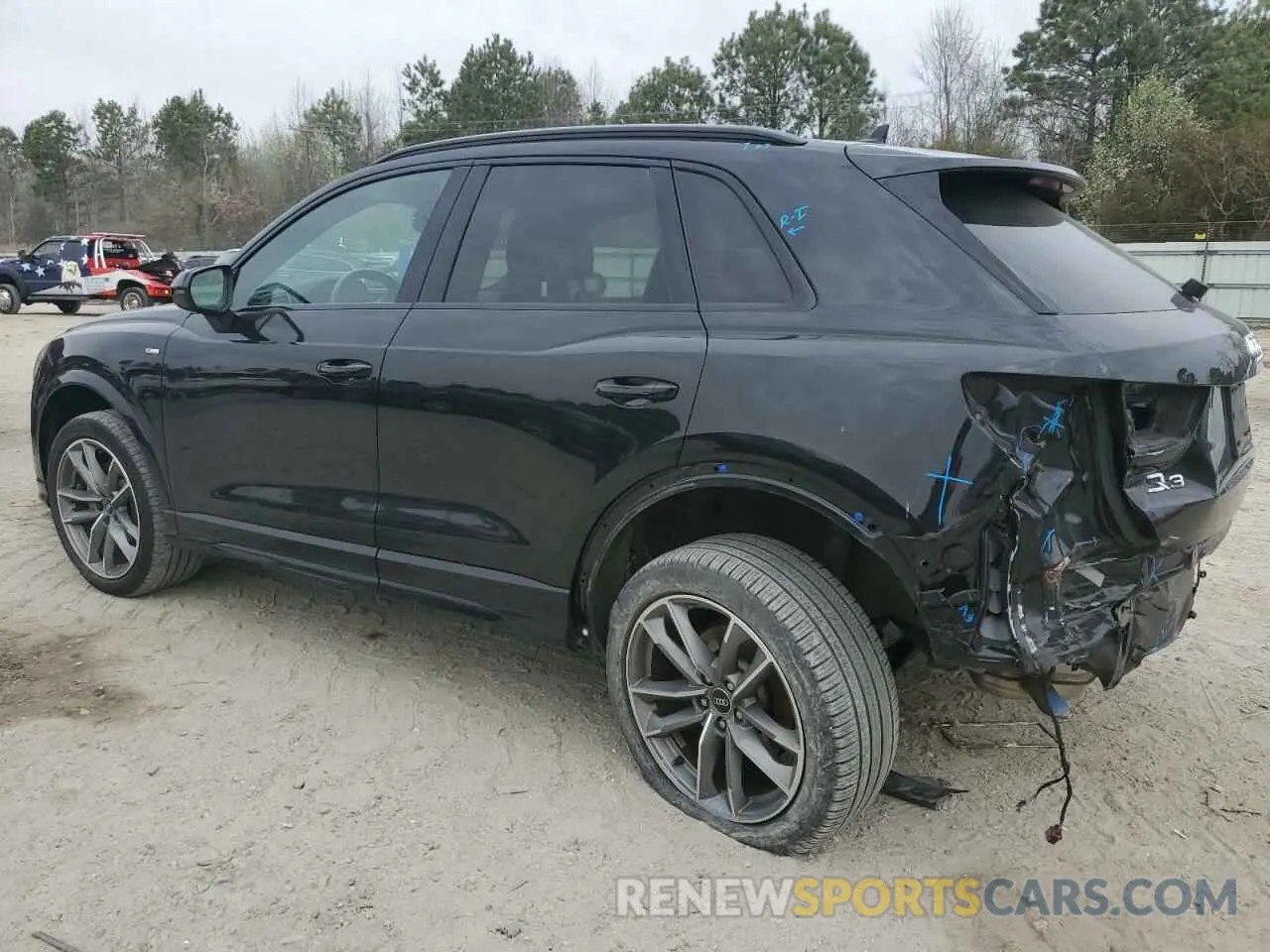 2 Фотография поврежденного автомобиля WA1EECF33N1054639 AUDI Q3 2022