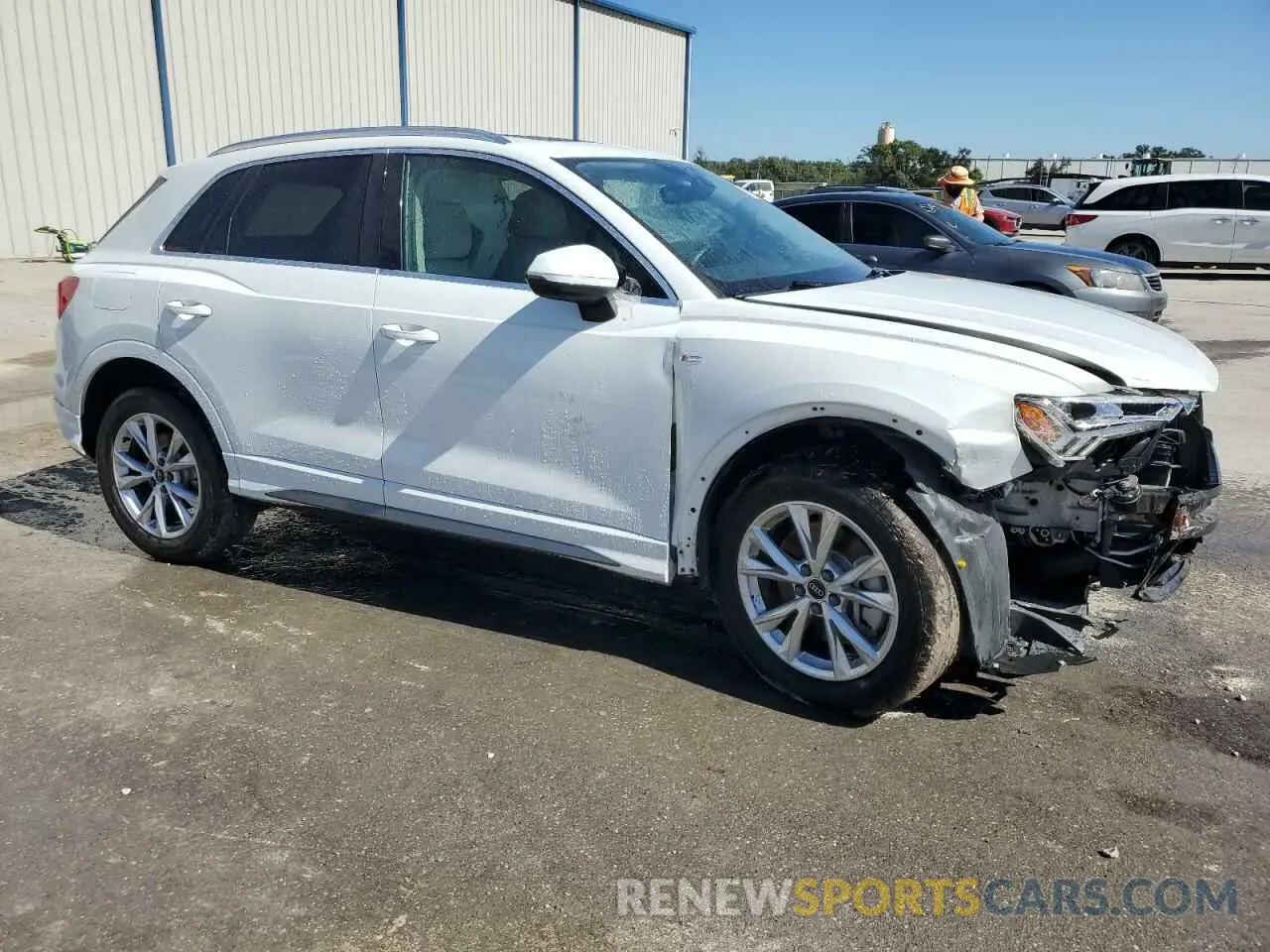 4 Фотография поврежденного автомобиля WA1EECF34N1124701 AUDI Q3 2022