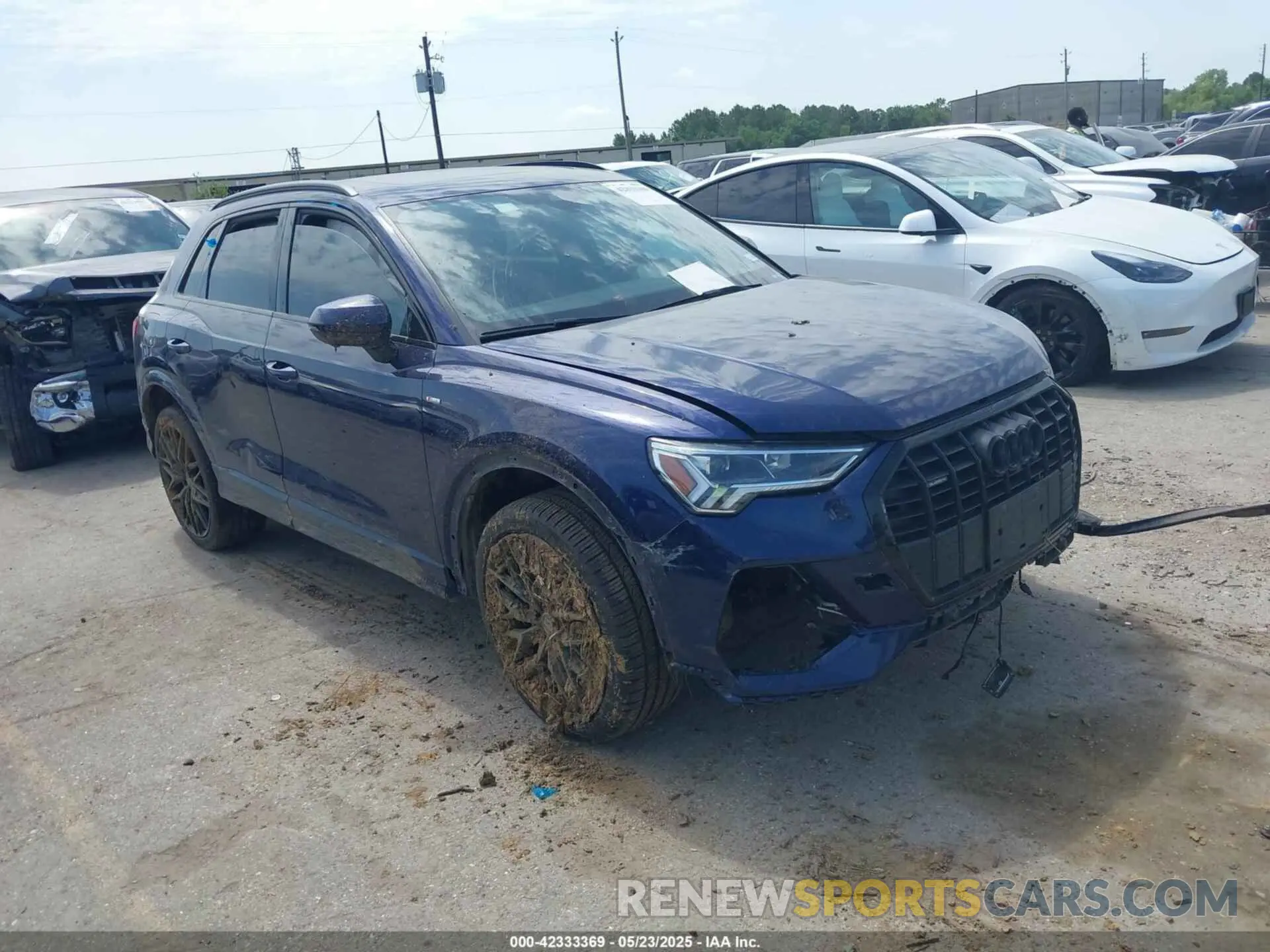 1 Фотография поврежденного автомобиля WA1EECF35N1057137 AUDI Q3 2022
