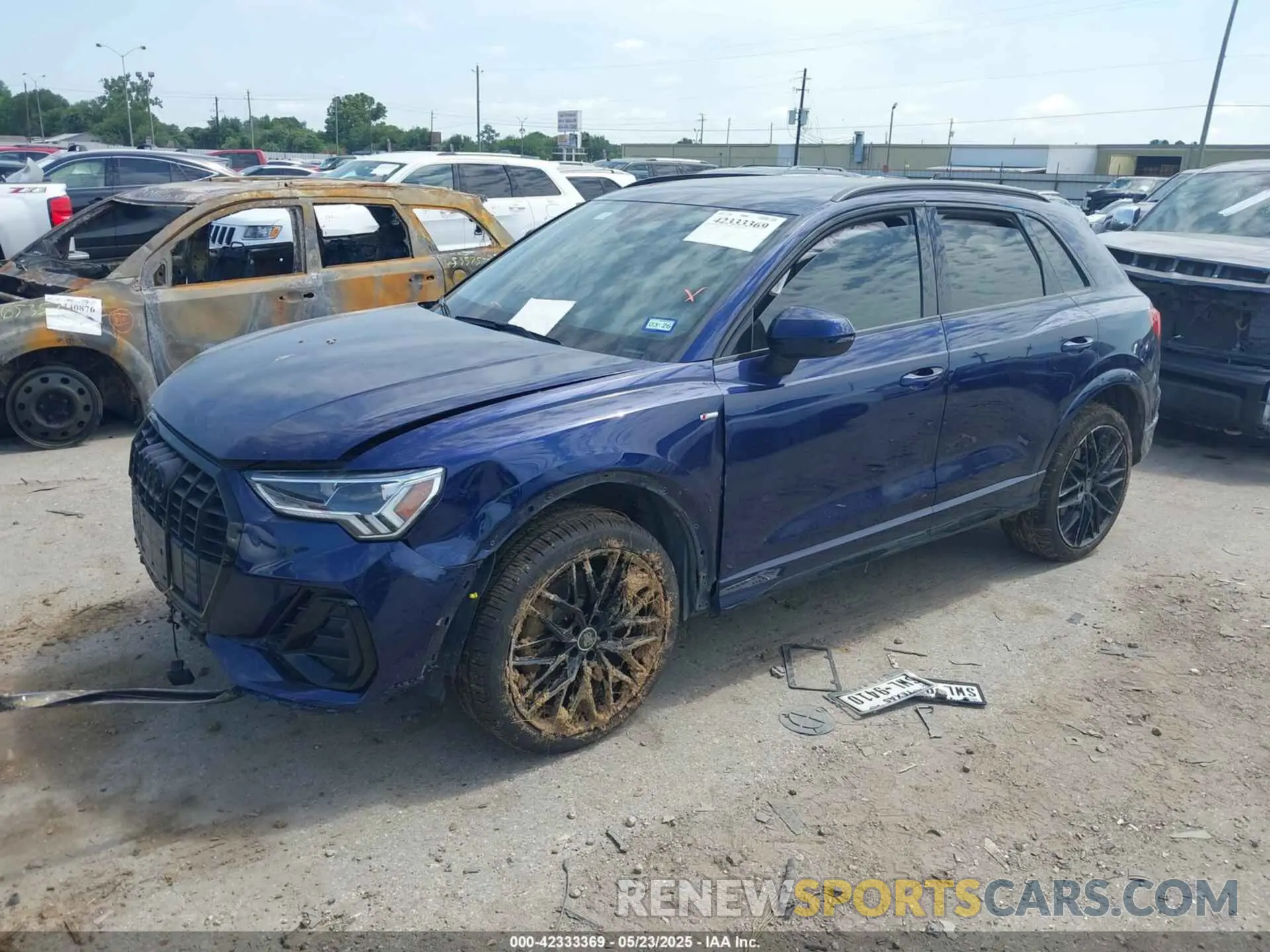 2 Фотография поврежденного автомобиля WA1EECF35N1057137 AUDI Q3 2022