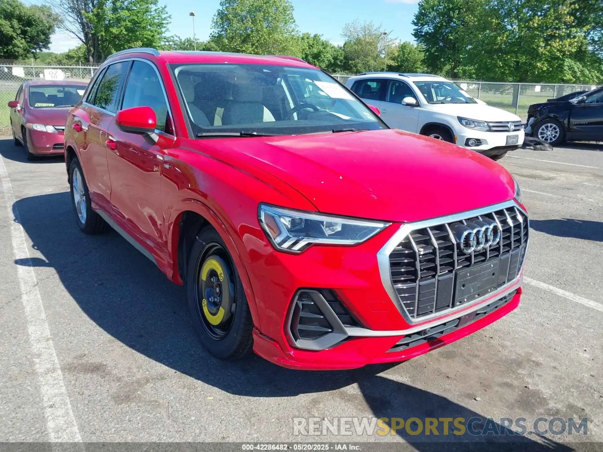 1 Photograph of a damaged car WA1EECF36N1143301 AUDI Q3 2022
