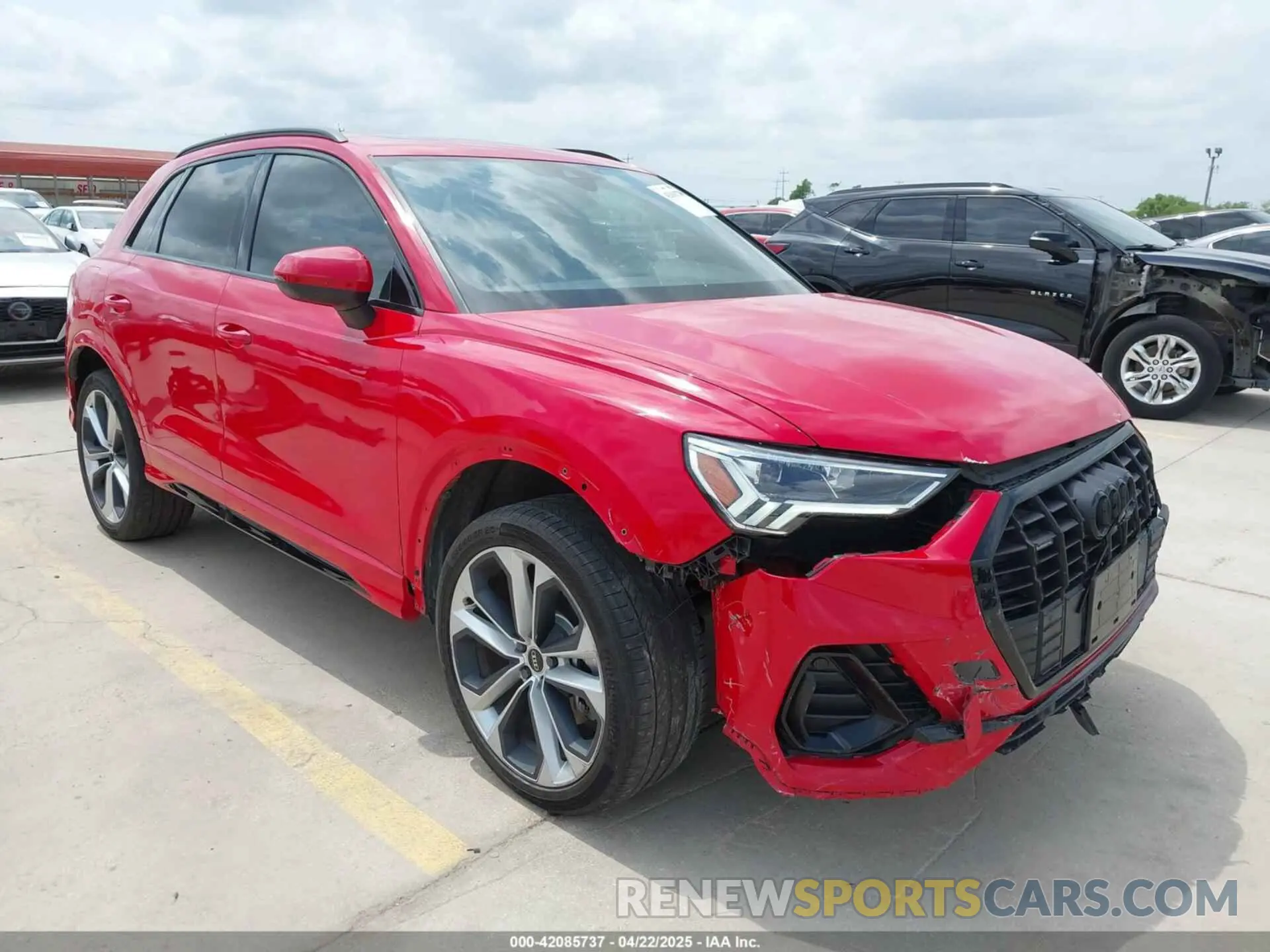 1 Фотография поврежденного автомобиля WA1EECF38N1019269 AUDI Q3 2022