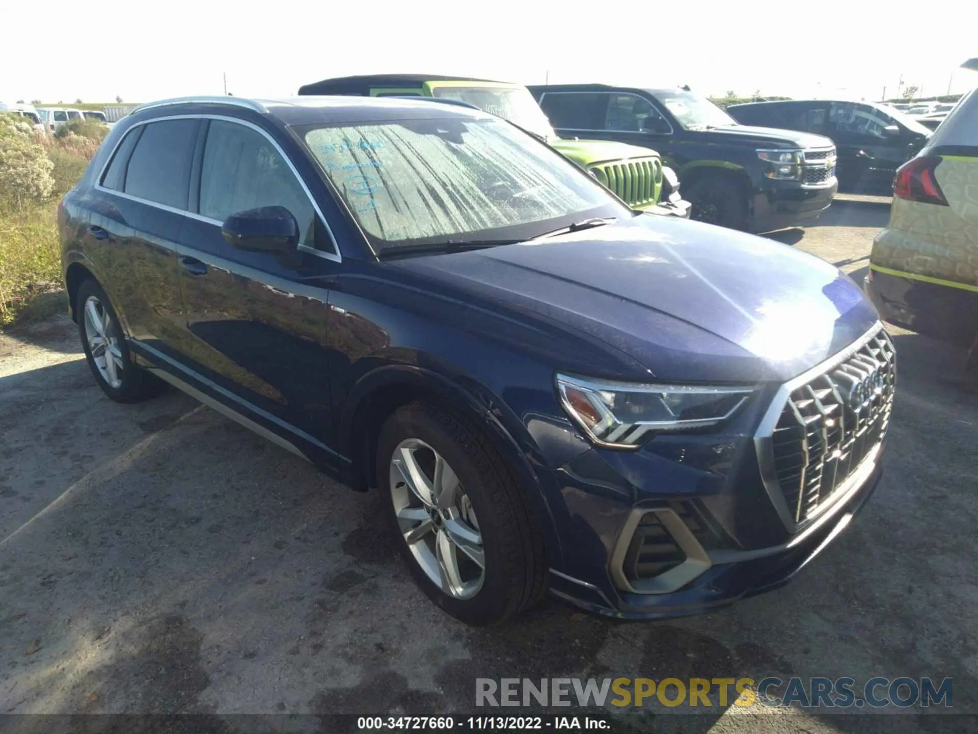 1 Фотография поврежденного автомобиля WA1EECF39N1065919 AUDI Q3 2022