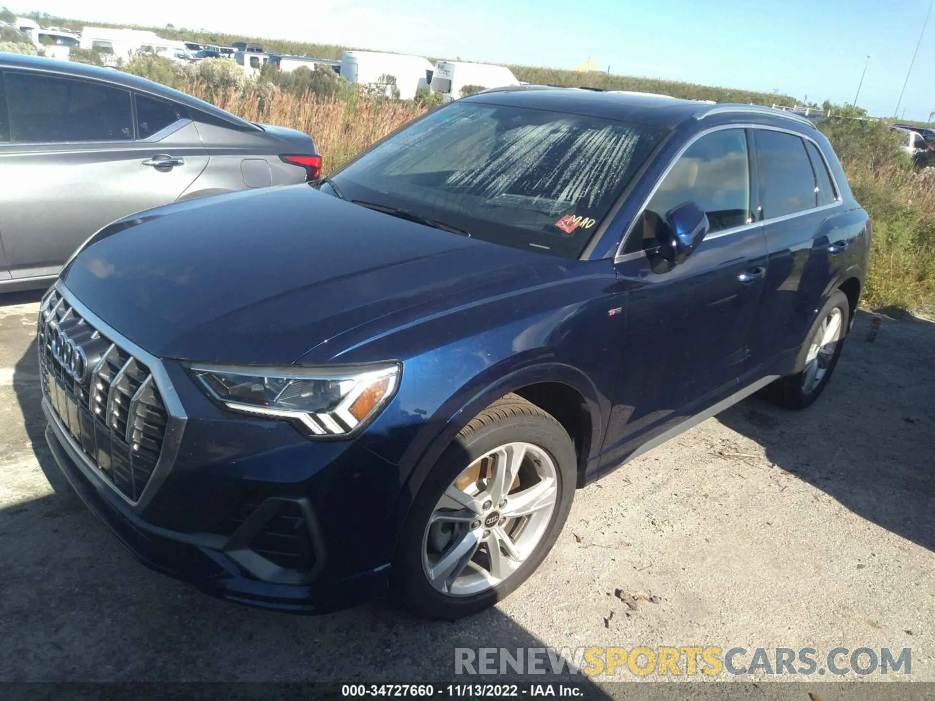 2 Фотография поврежденного автомобиля WA1EECF39N1065919 AUDI Q3 2022