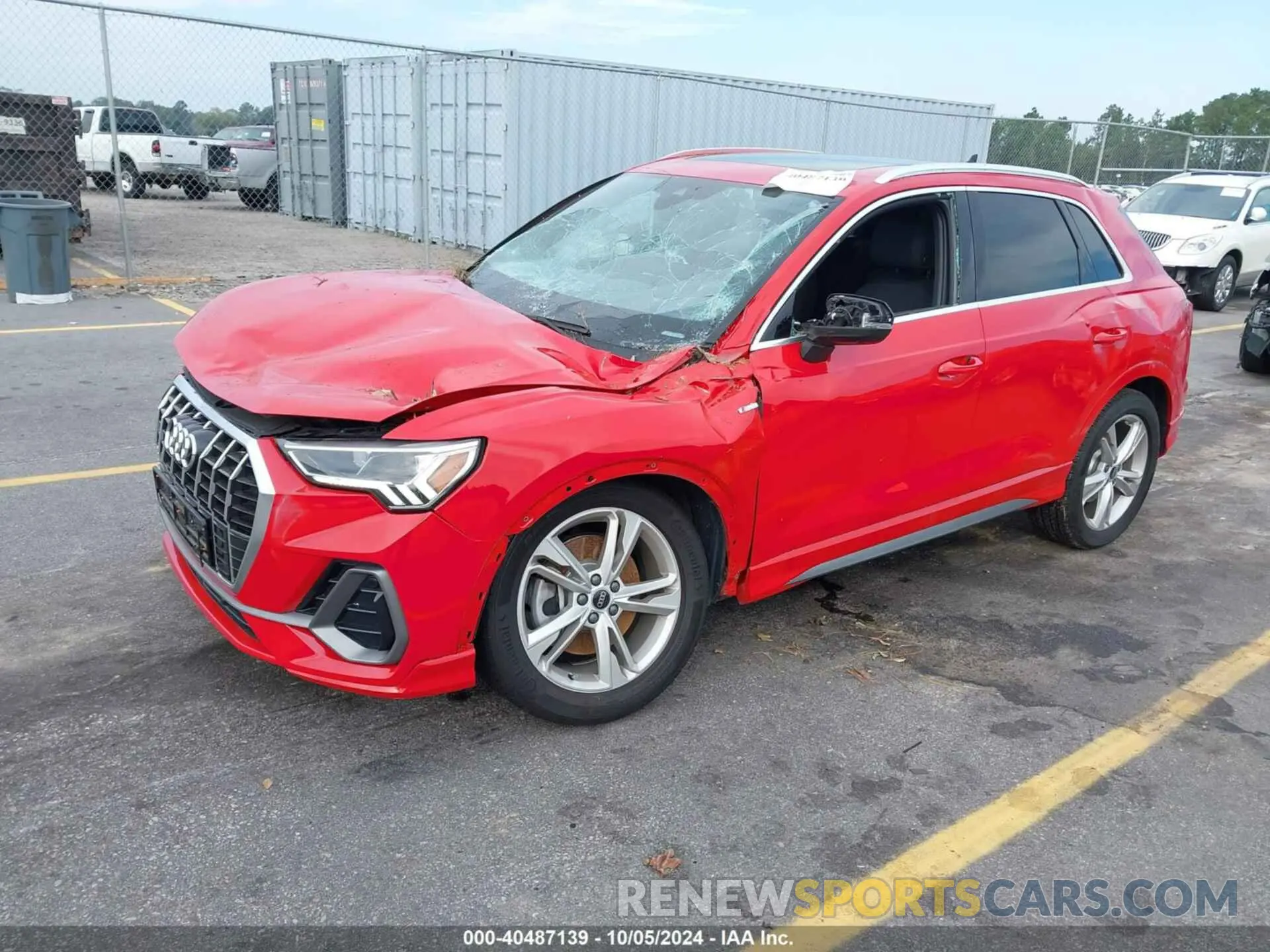 2 Photograph of a damaged car WA1EECF3XN1150171 AUDI Q3 2022