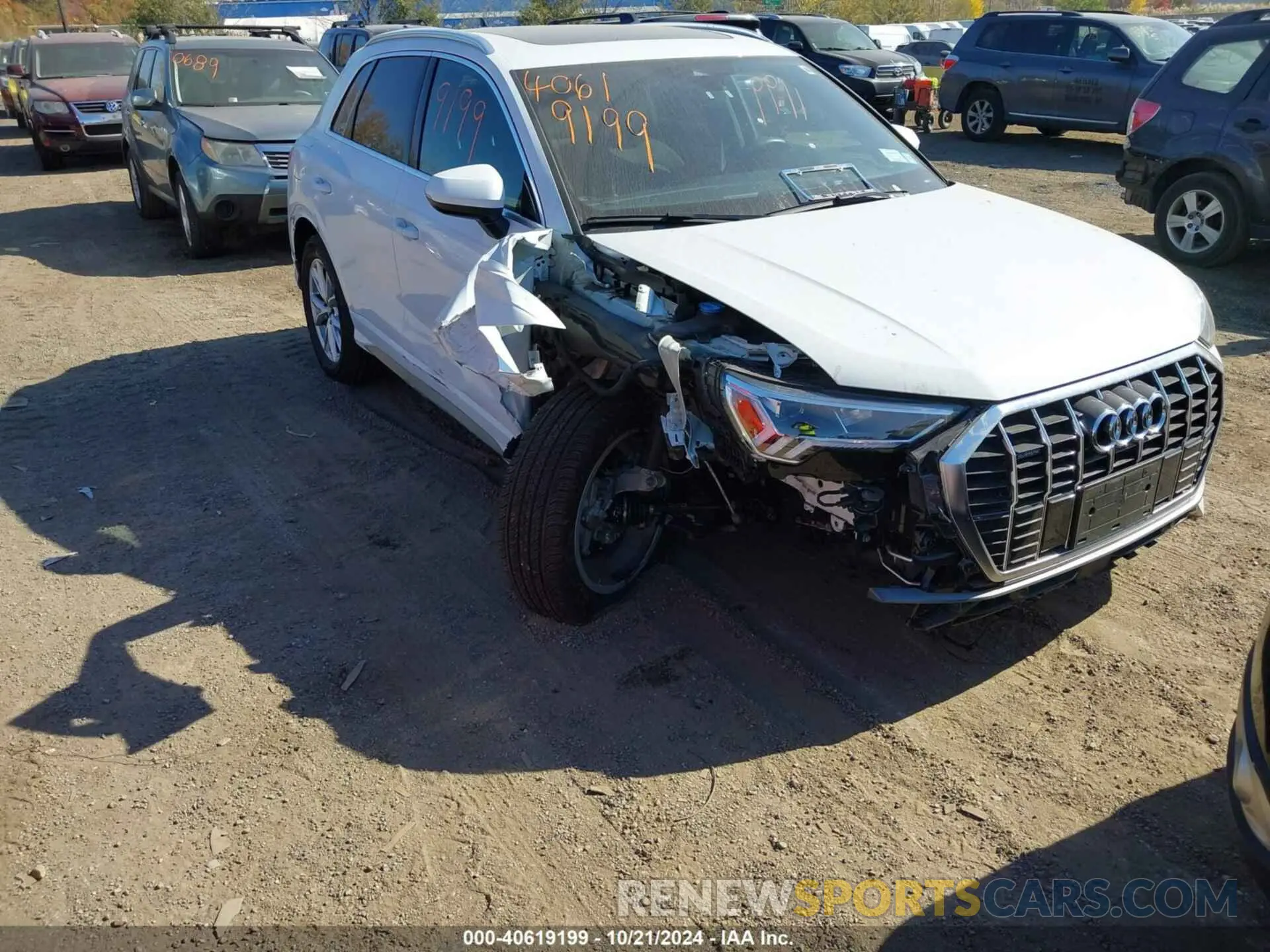 1 Photograph of a damaged car WA1DECF33P1148261 AUDI Q3 2023