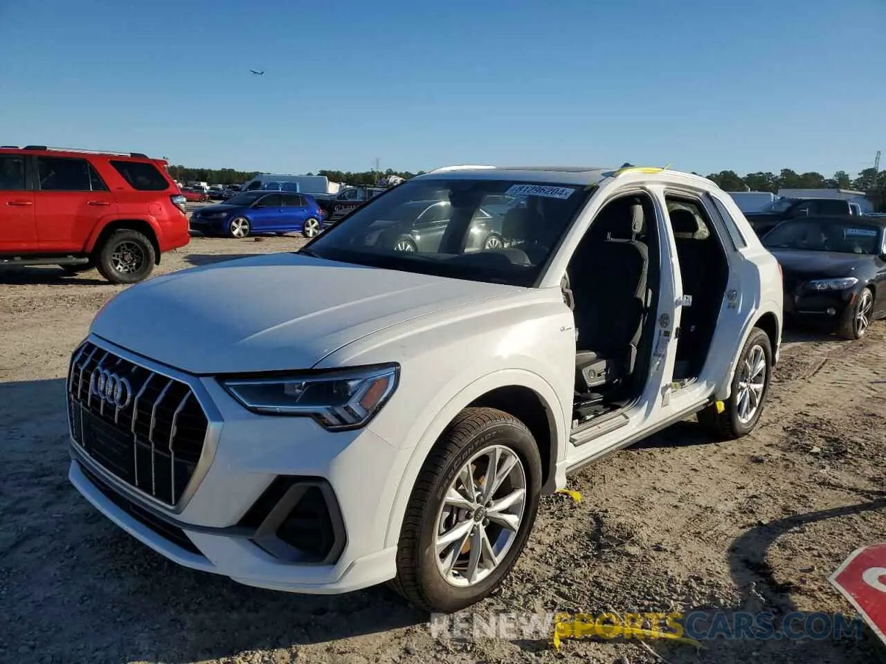 1 Photograph of a damaged car WA1DECF34P1048198 AUDI Q3 2023
